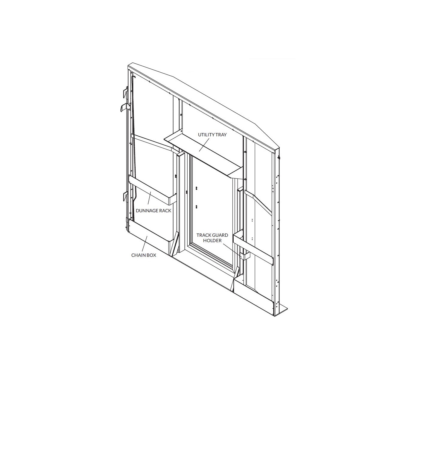 DUNNAGE RACK HEADBOARD MAGNUM