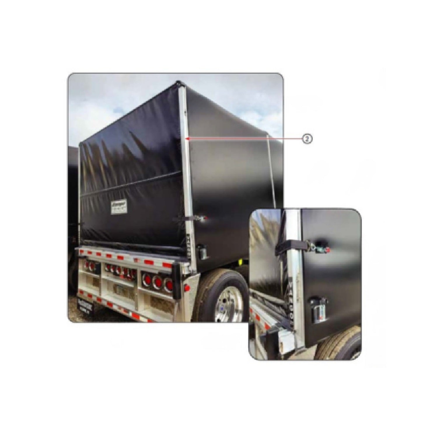 Hinge lock angle driver side Route One Trailers