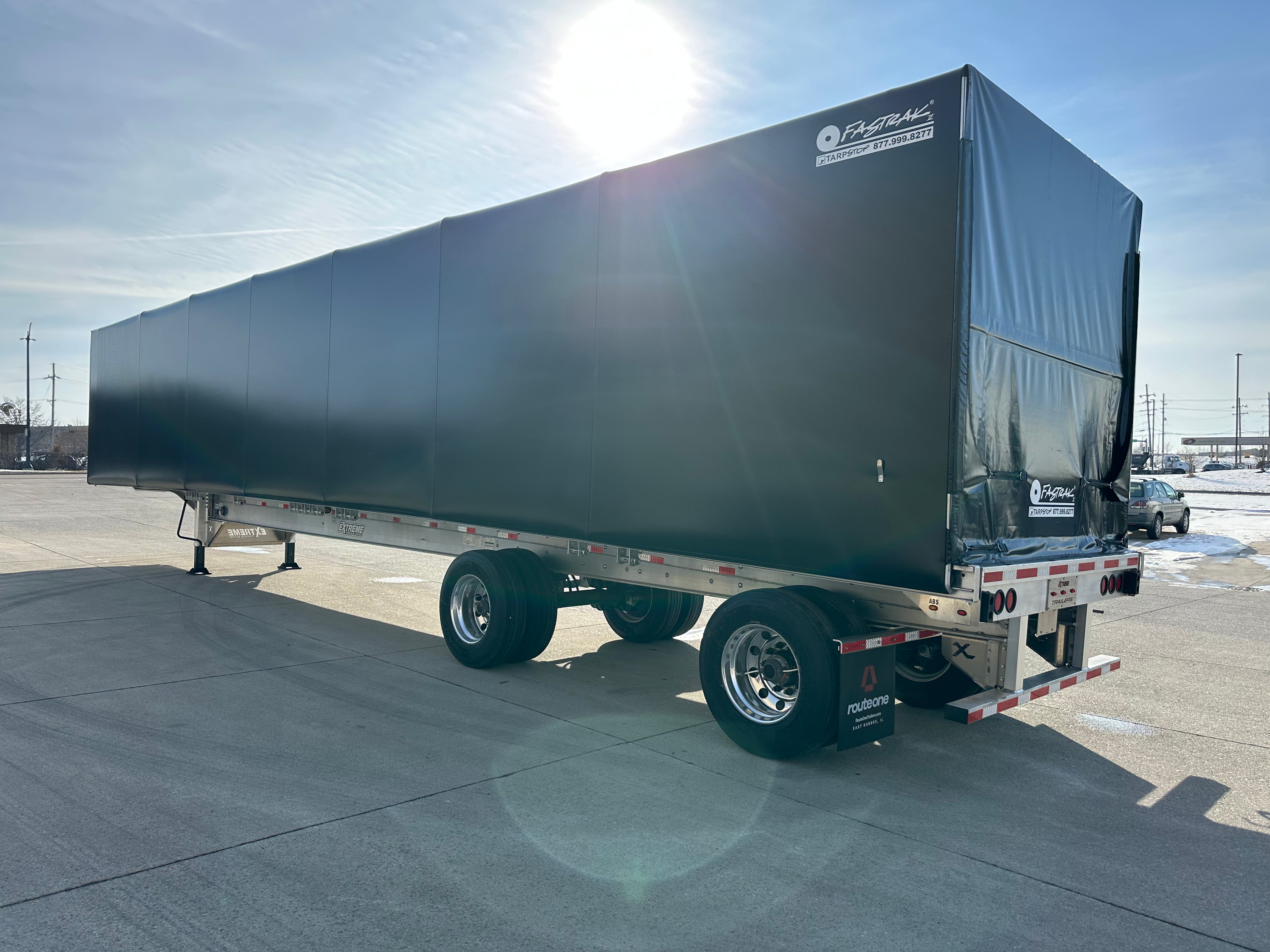 2027 Extreme XP55 Flatbed w/ TarpStop Conestoga Route One Trailers