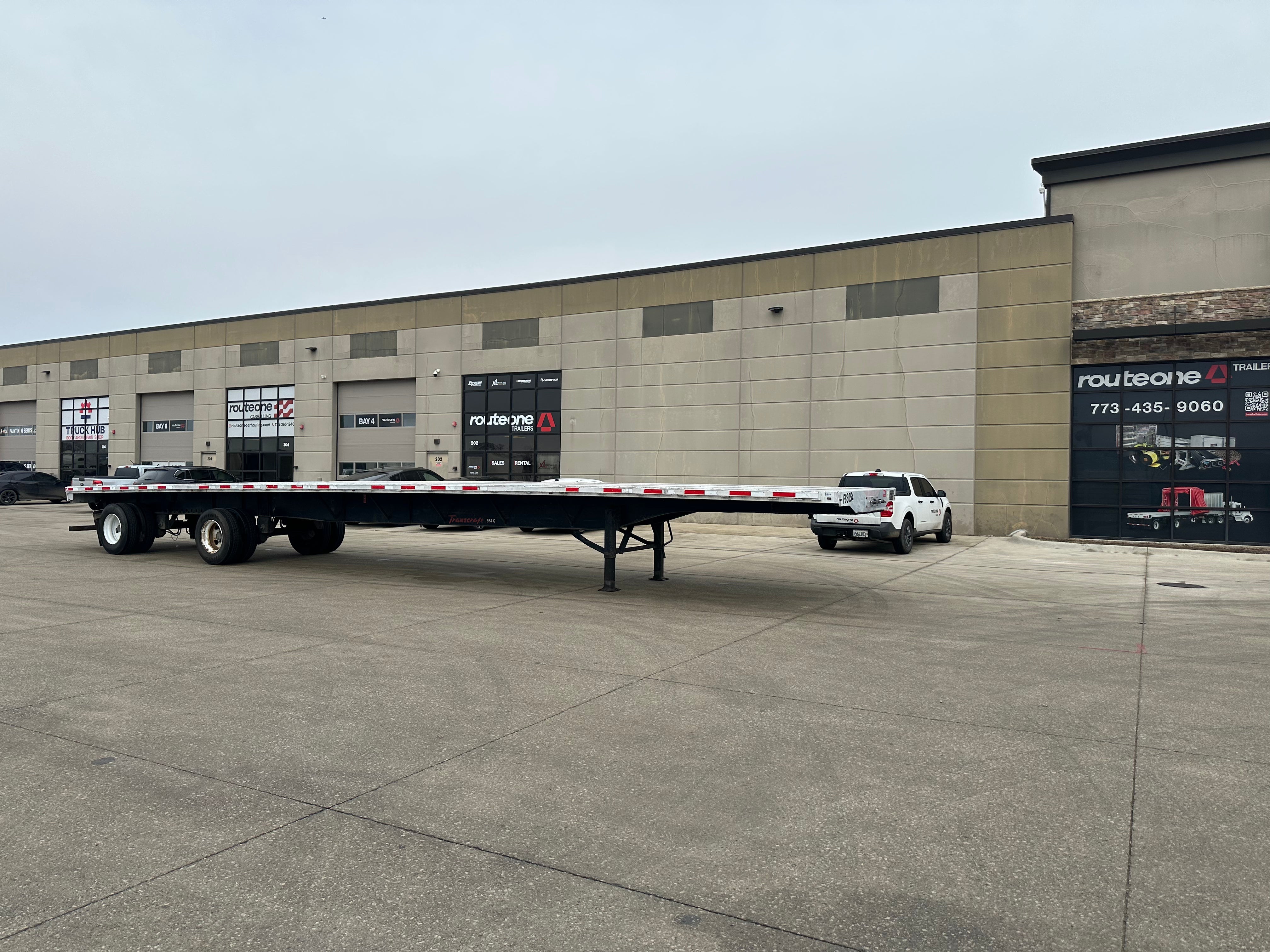 2018 Transcraft 554C Flatbed Route One Trailers