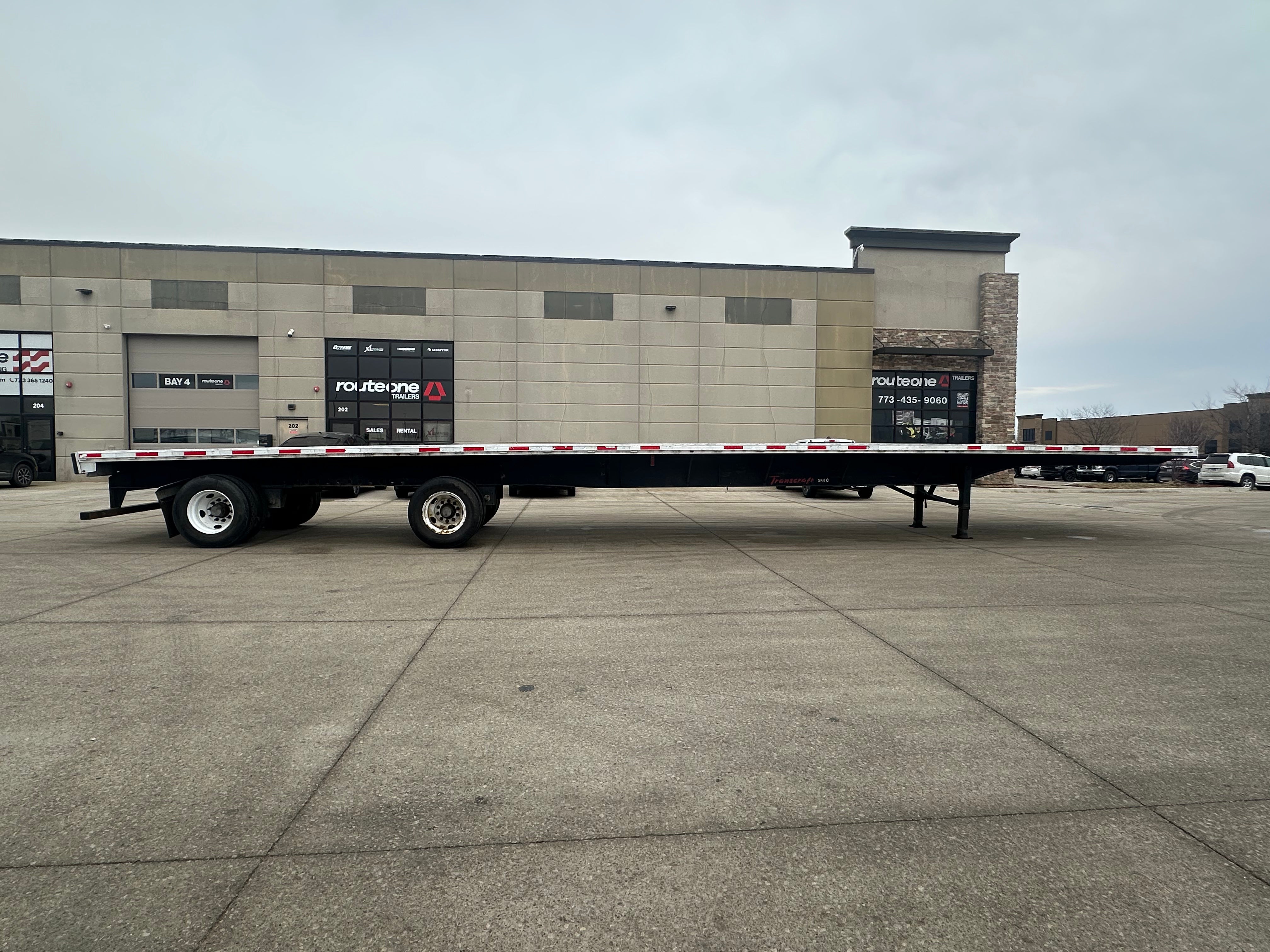 2018 Transcraft 554C Flatbed Route One Trailers