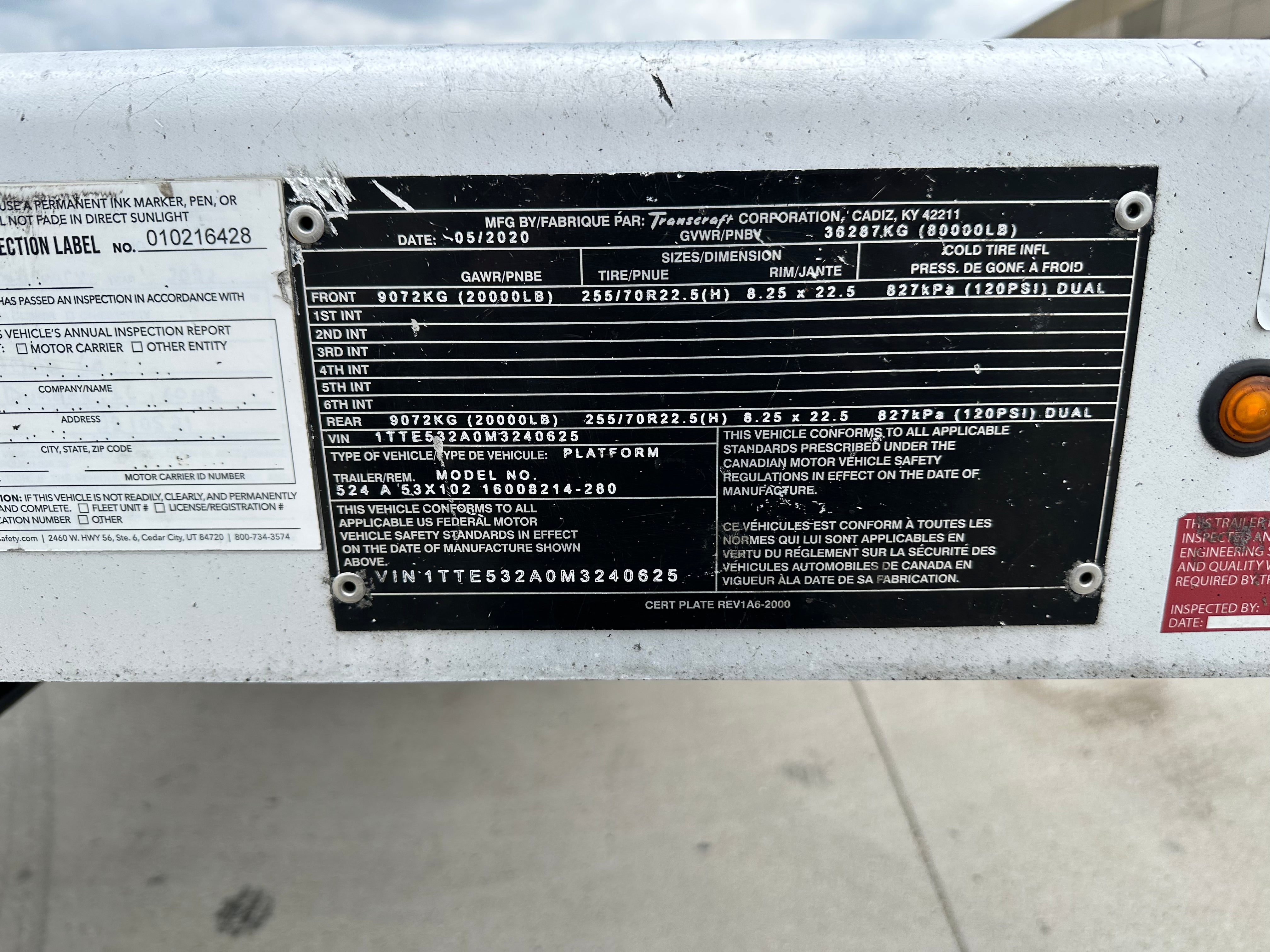 2021 Benson 524 Aluminum Step Deck Route One Trailers