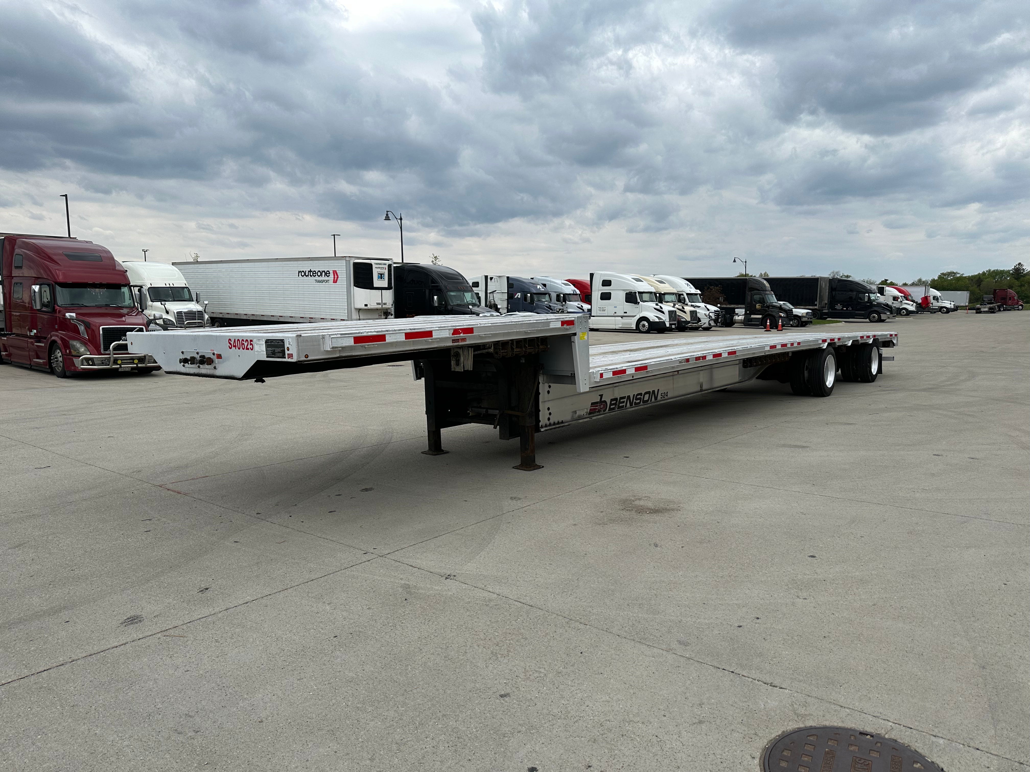 2021 Benson 524 Aluminum Step Deck Route One Trailers