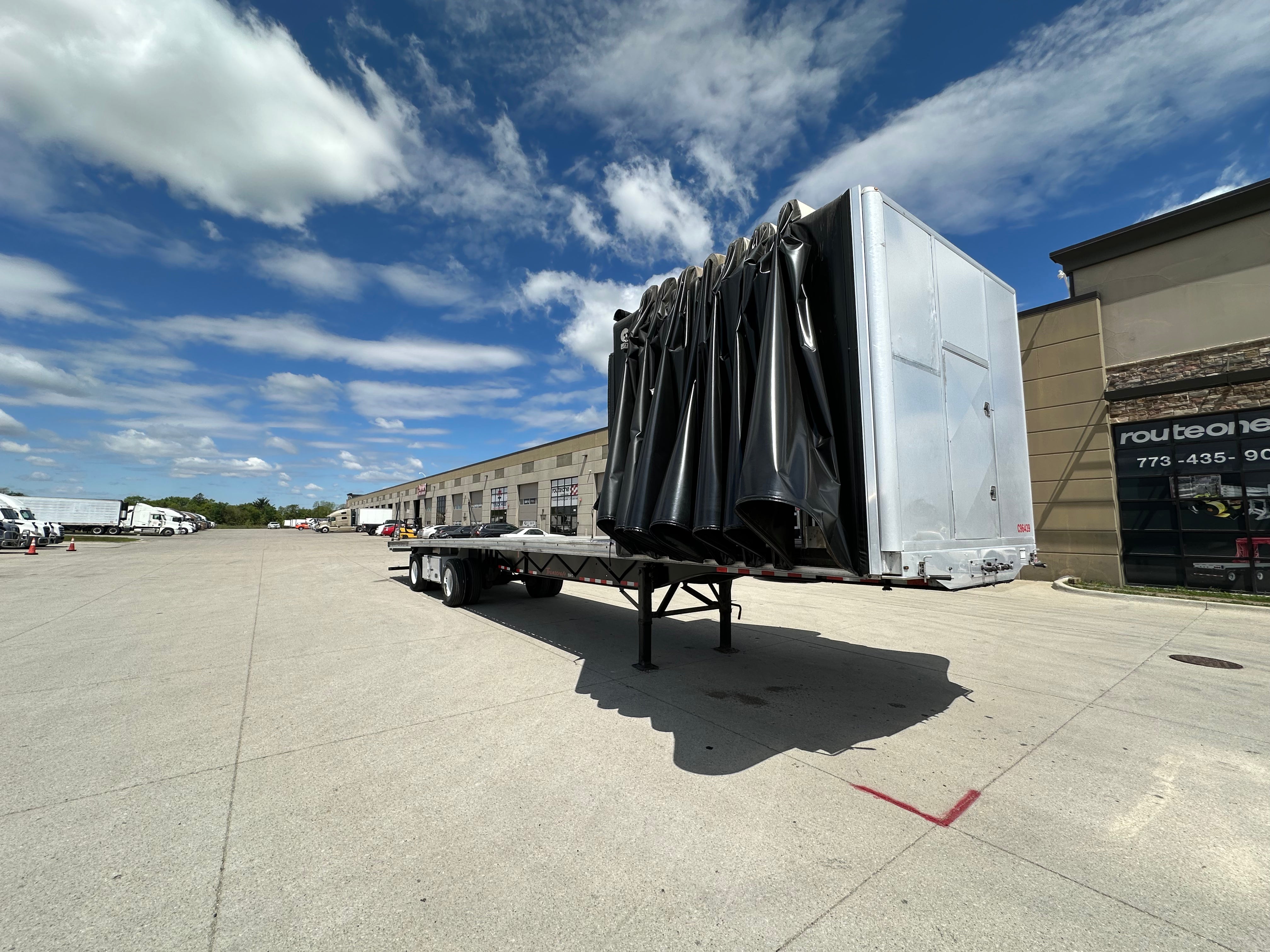 2020 Transcraft 554 C w/ TarpStop Conestoga Route One Trailers