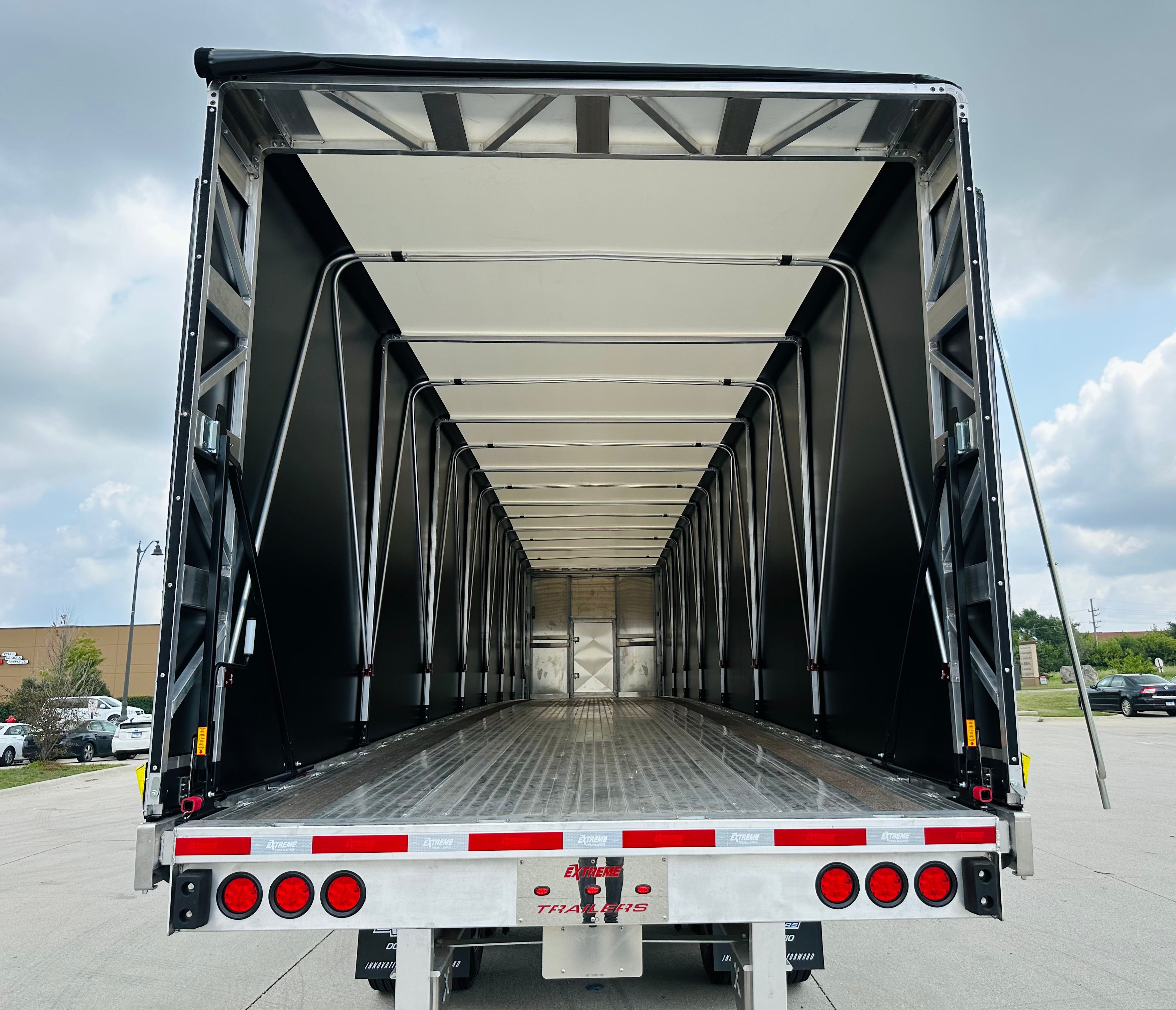 2027 Extreme XP55 Flatbed Conestoga Tarpstop Route One Trailers