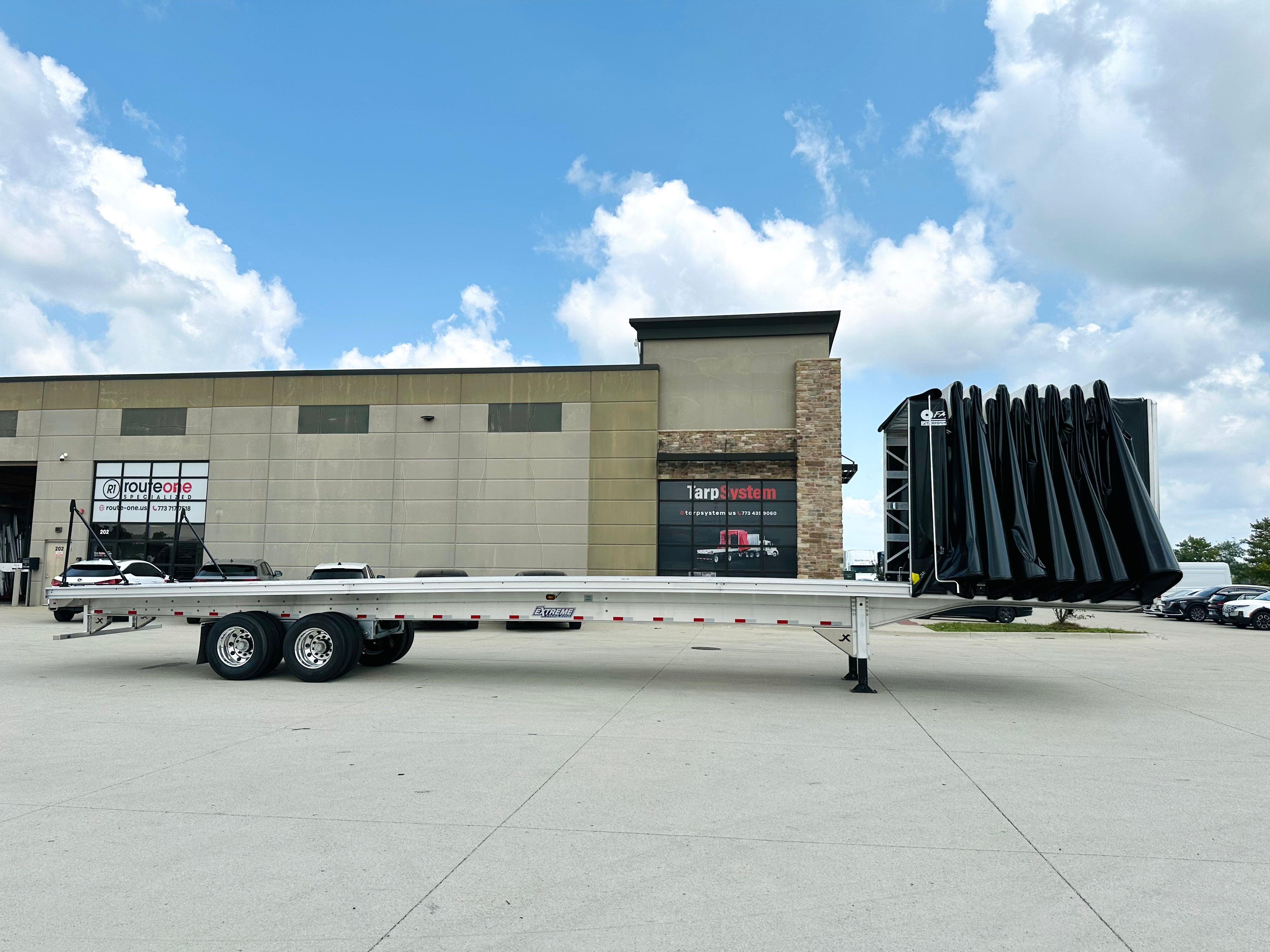 2027 Extreme XP55 Flatbed Conestoga Tarpstop Route One Trailers