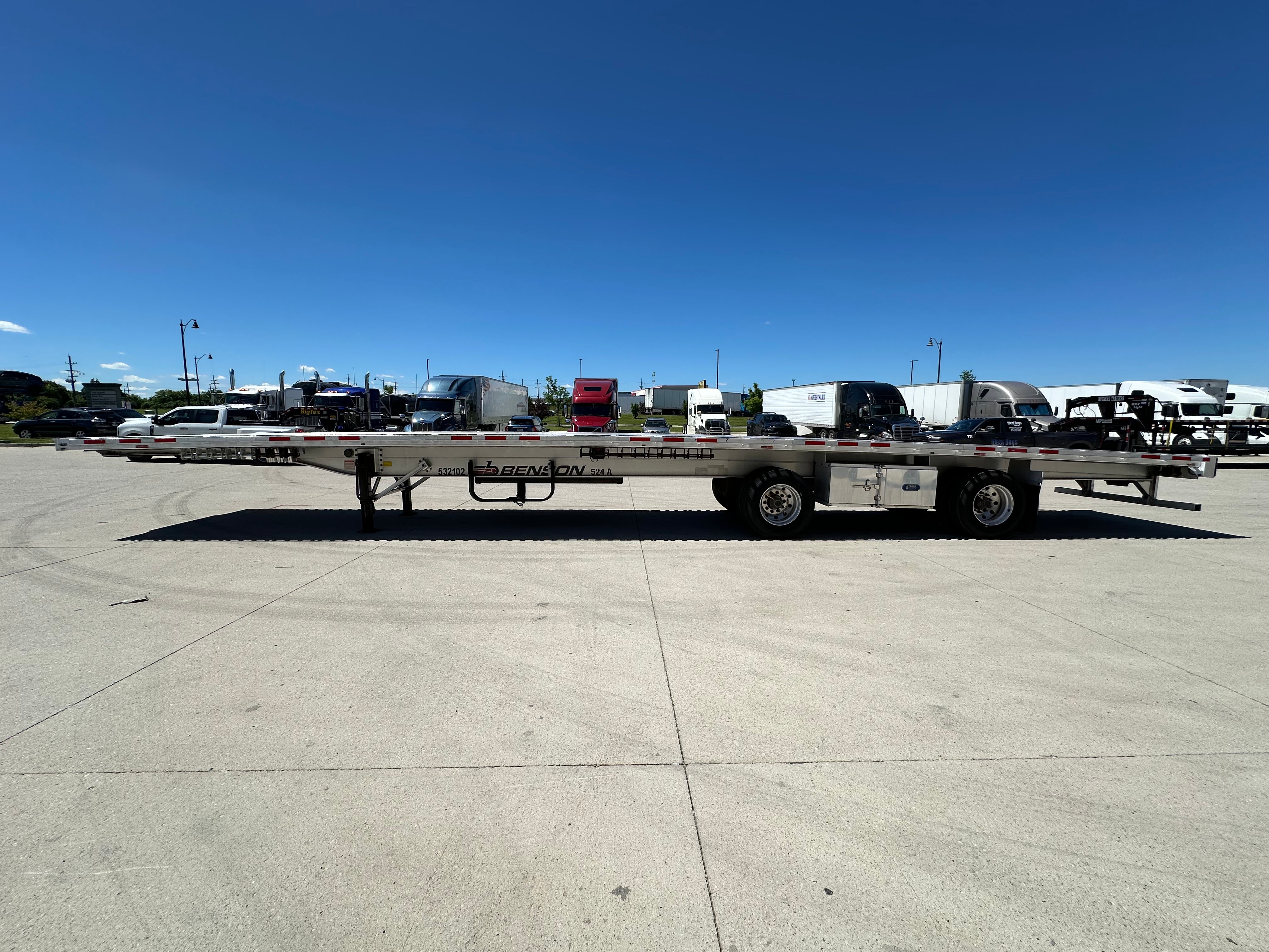 2020 Benson 524 Aluminum Flatbed Route One Trailers