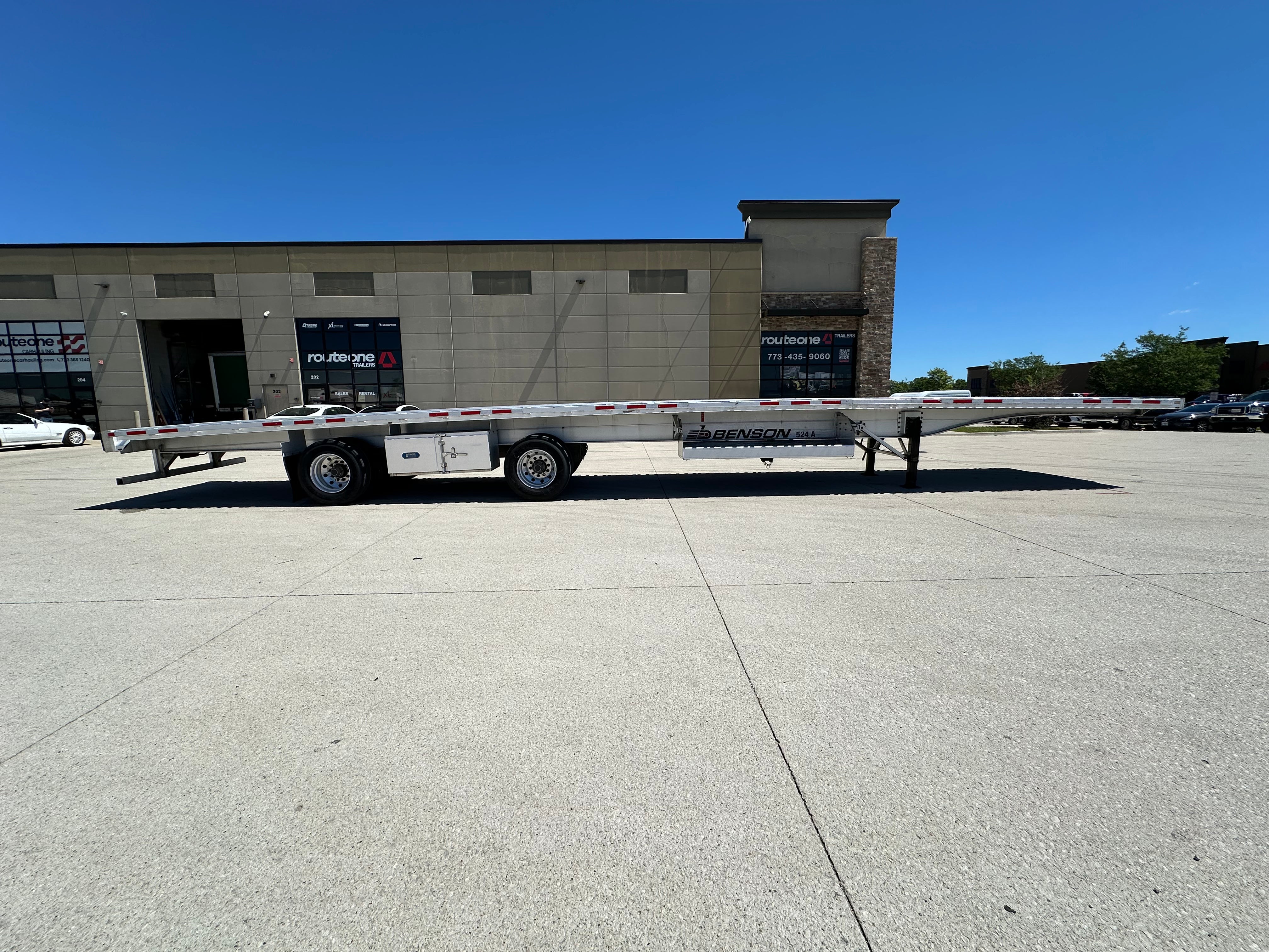 2020 Benson 524 Aluminum Flatbed Route One Trailers