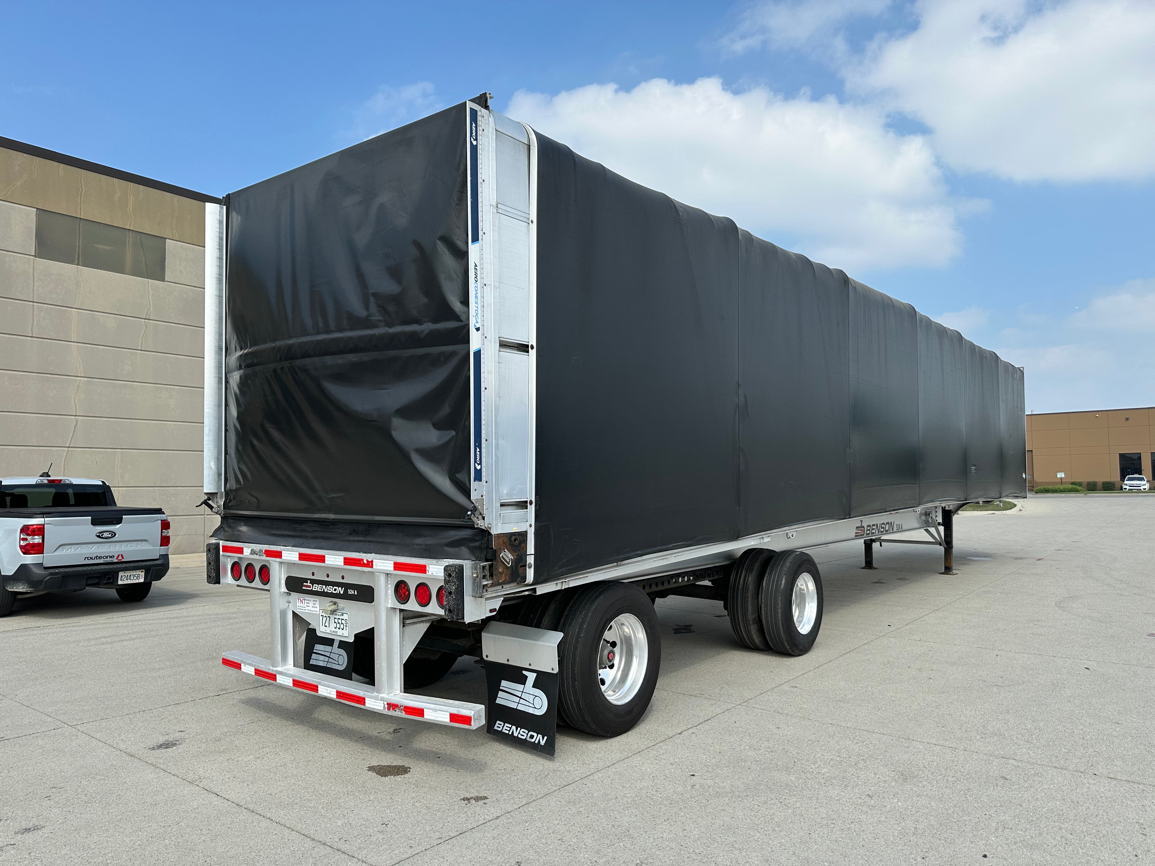 2020 Benson 524A Flatbed w/Aero Conestoga Route One Trailers