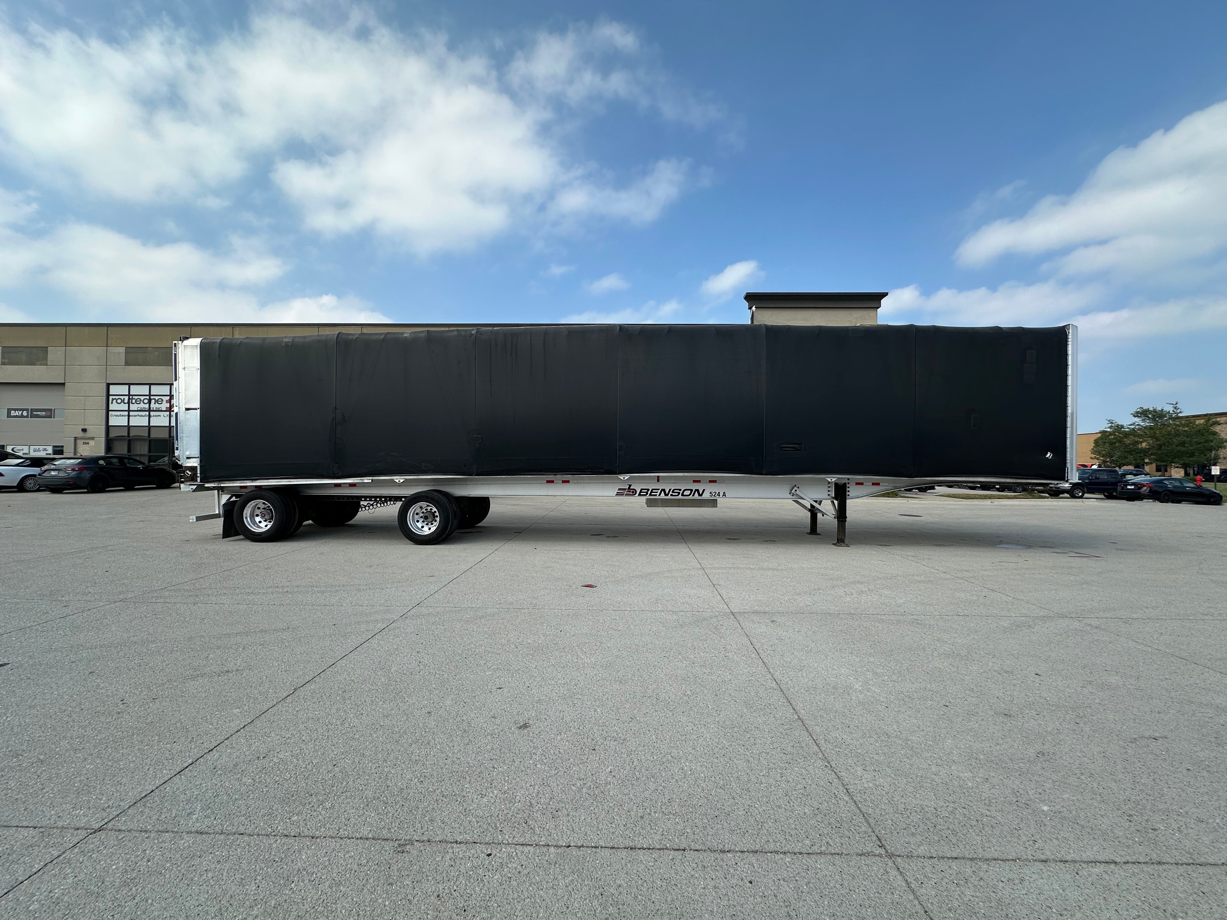 2020 Benson 524A Flatbed w/Aero Conestoga Route One Trailers