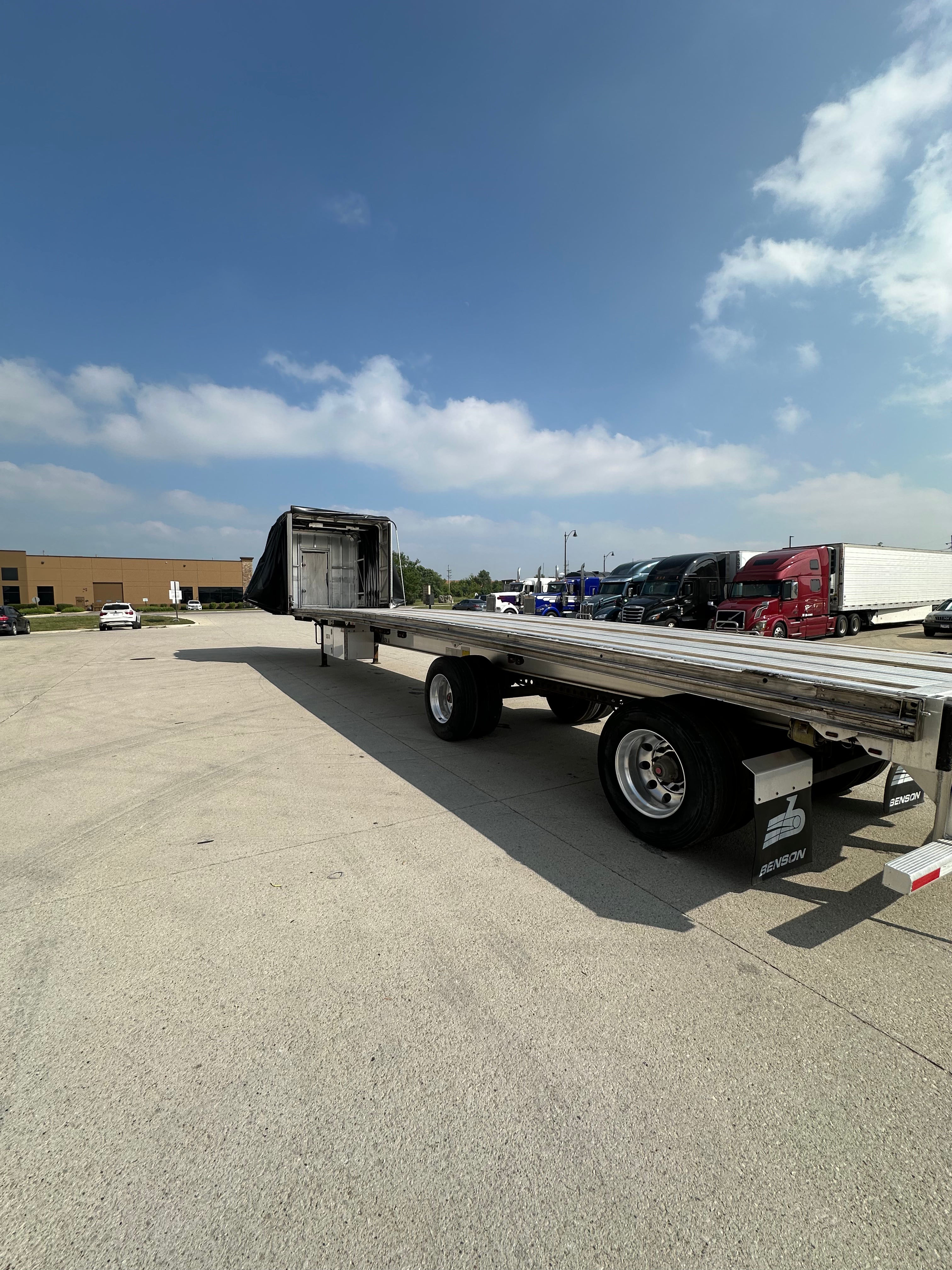 2020 Benson 524A Flatbed w/Aero Conestoga Route One Trailers