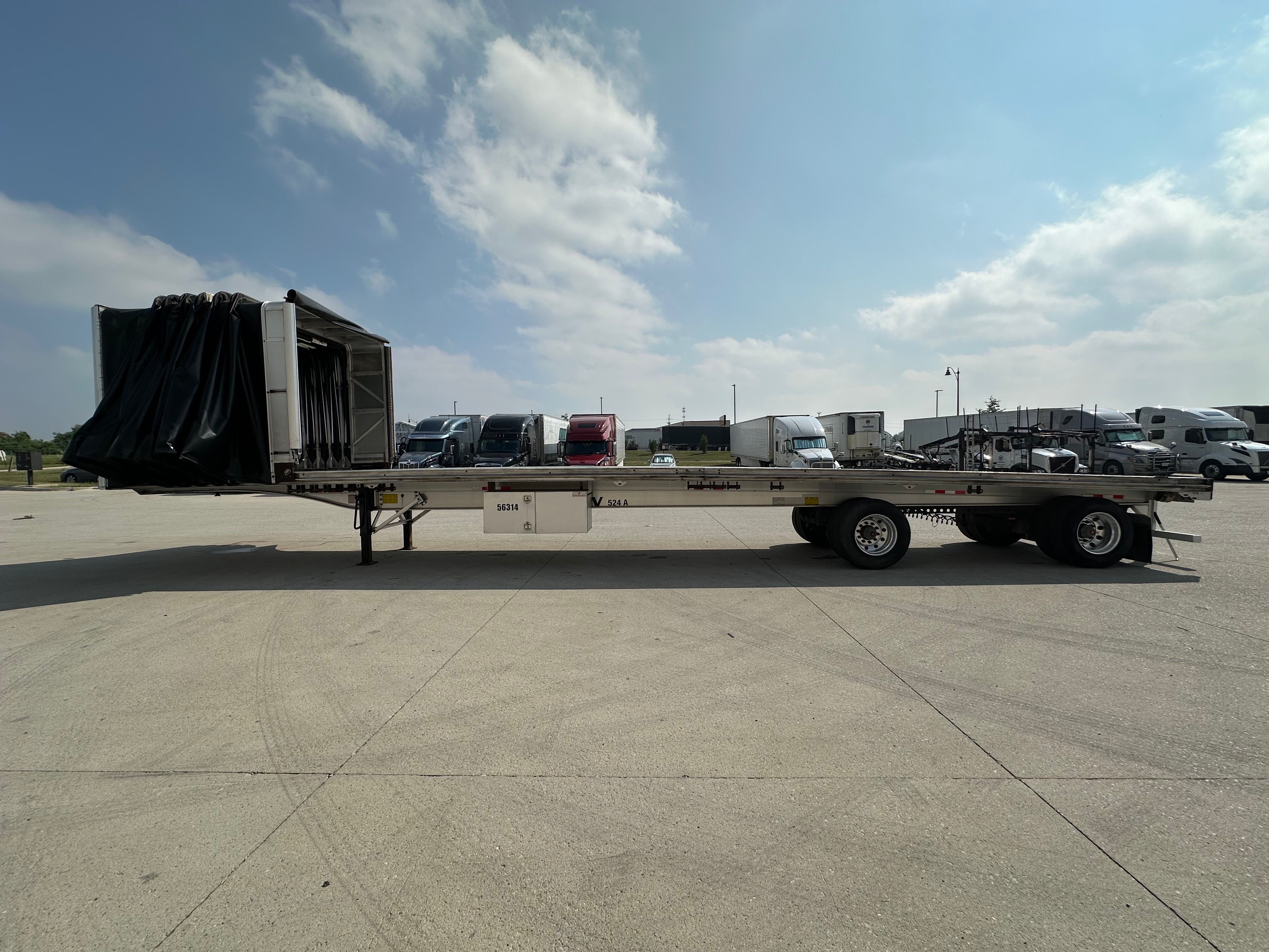 2020 Benson 524A Flatbed w/Aero Conestoga Route One Trailers