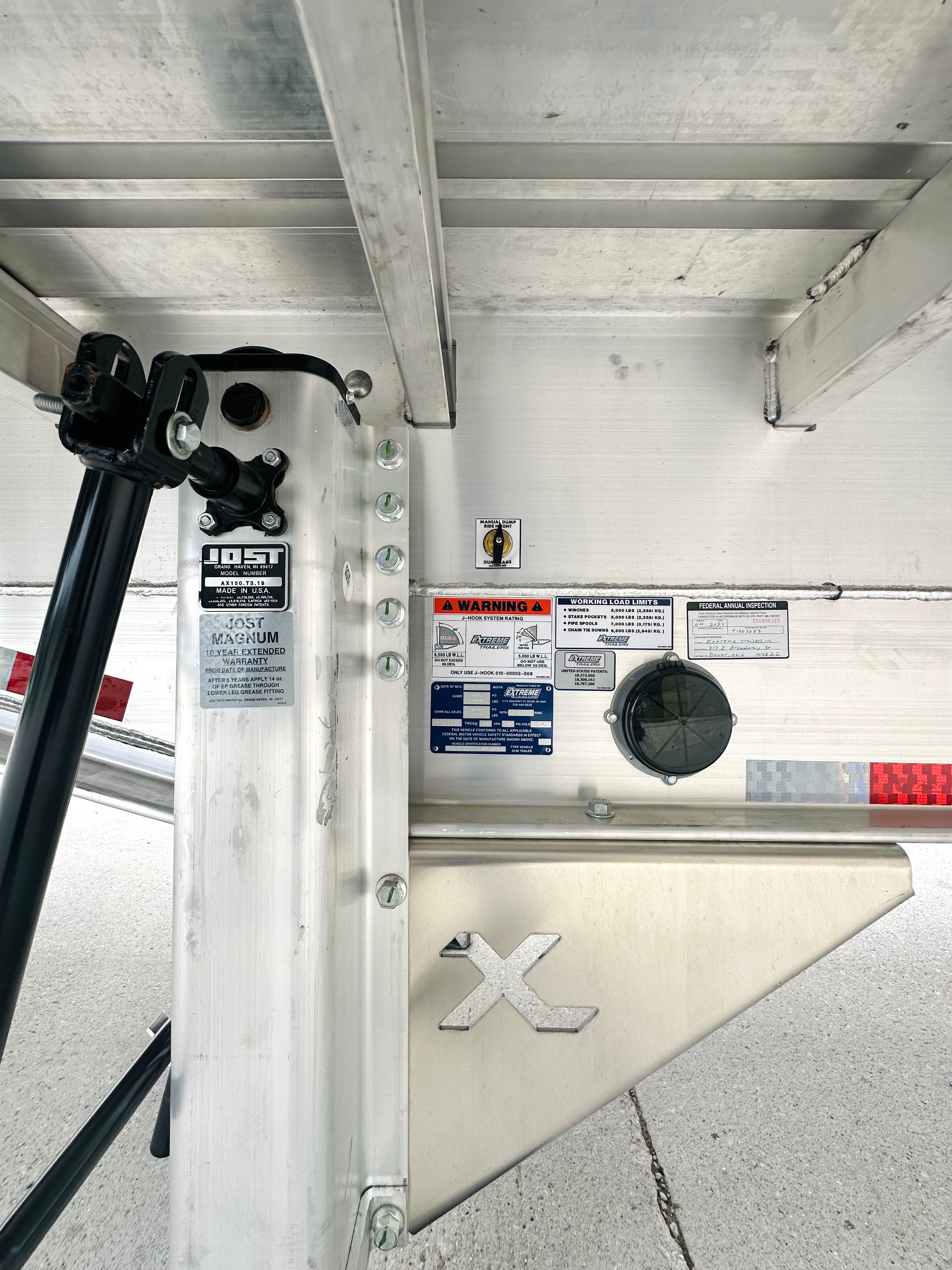 2026 Extreme XP55 Flatbed Fixed Axles Conestoga TarpStop