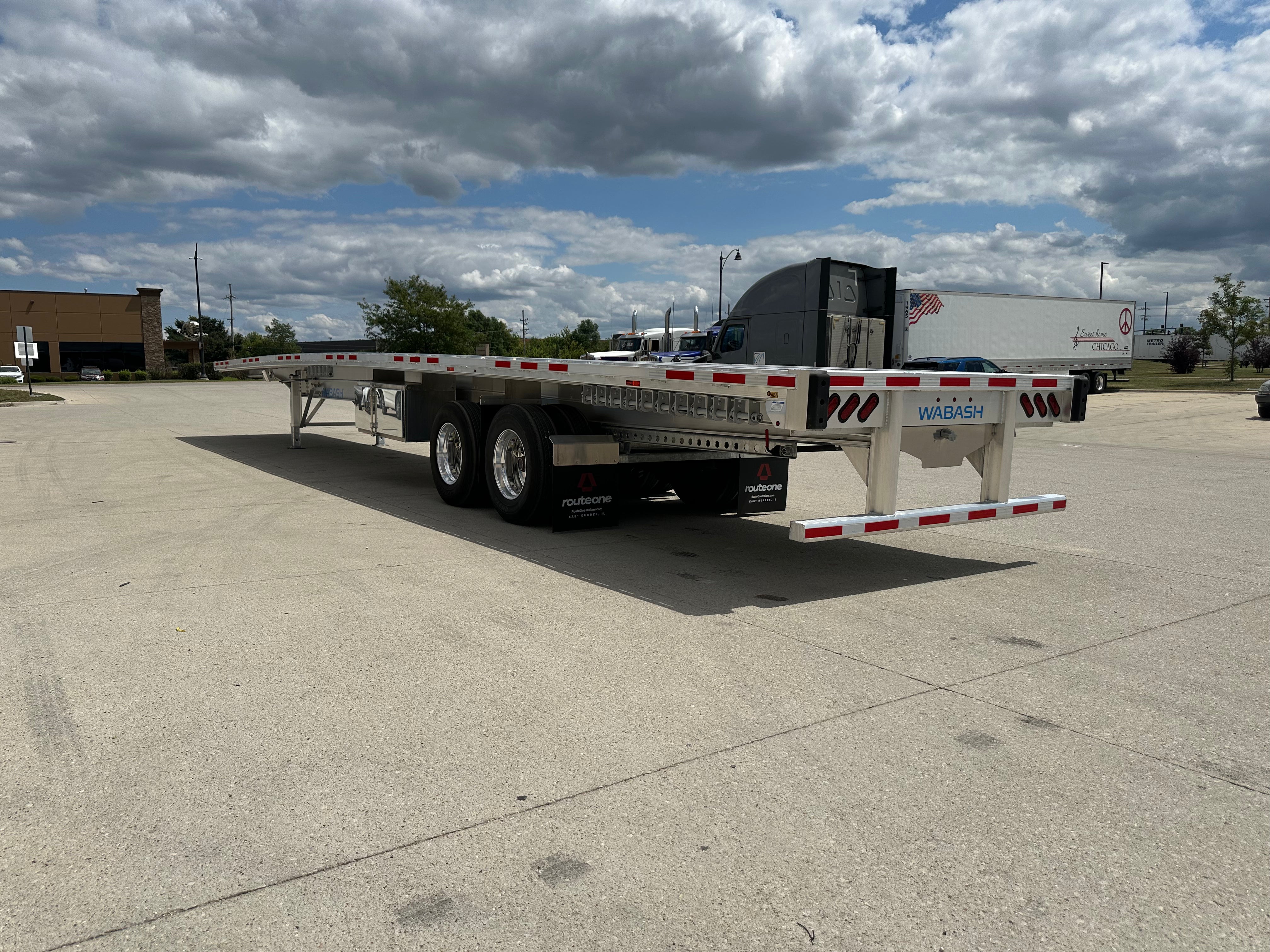 2024 Wabash 524A Flatbed Route One Trailers