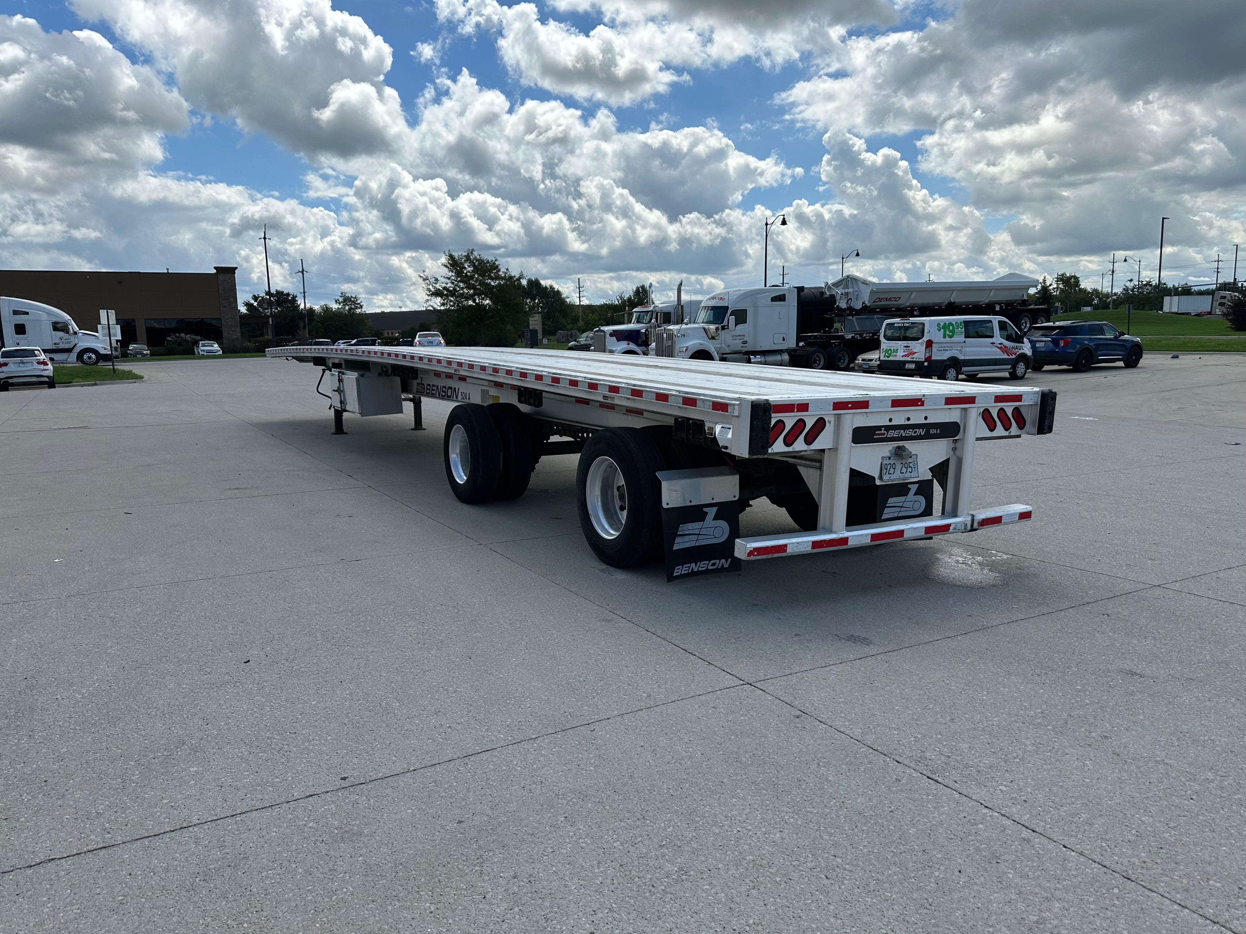 2019 Benson 524A Flatbed Route One Trailers