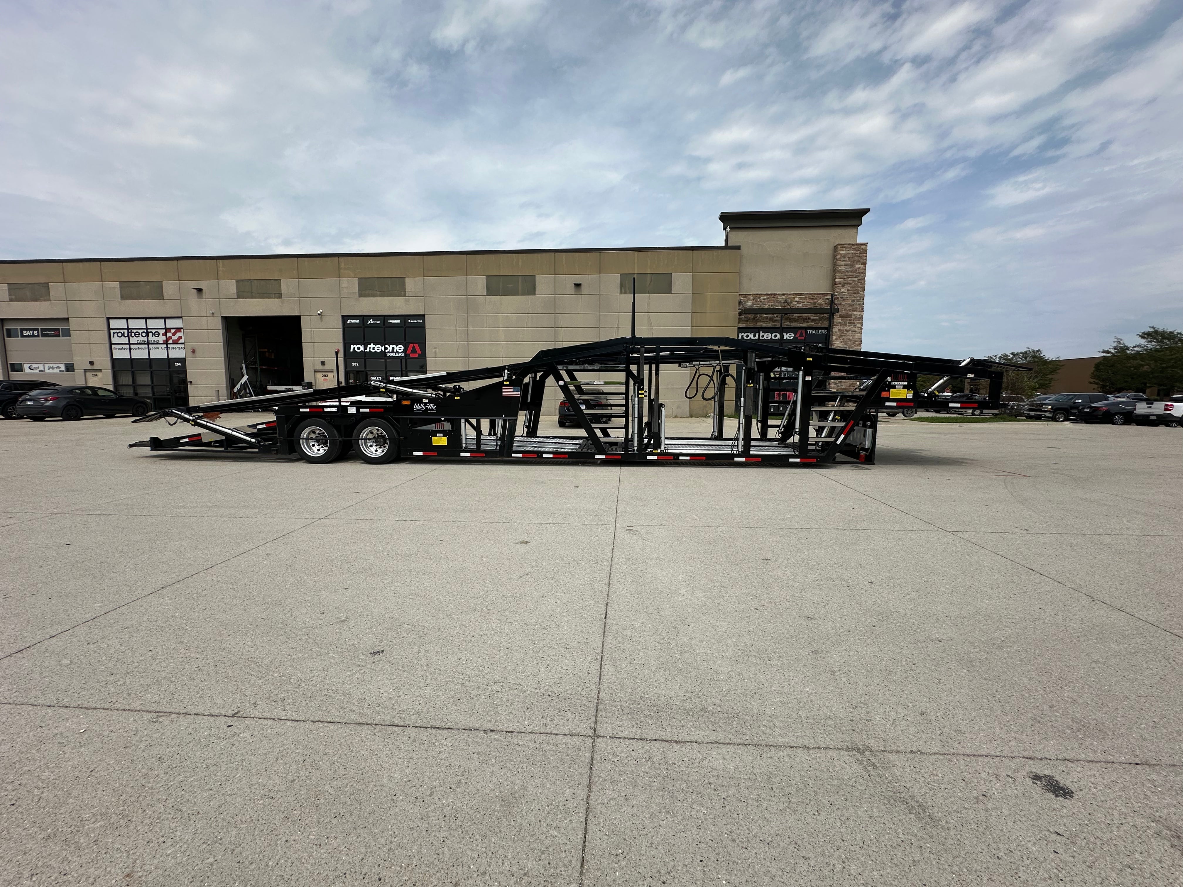 2026 Wally Mo H-8CC Car Hauler Route One Trailers