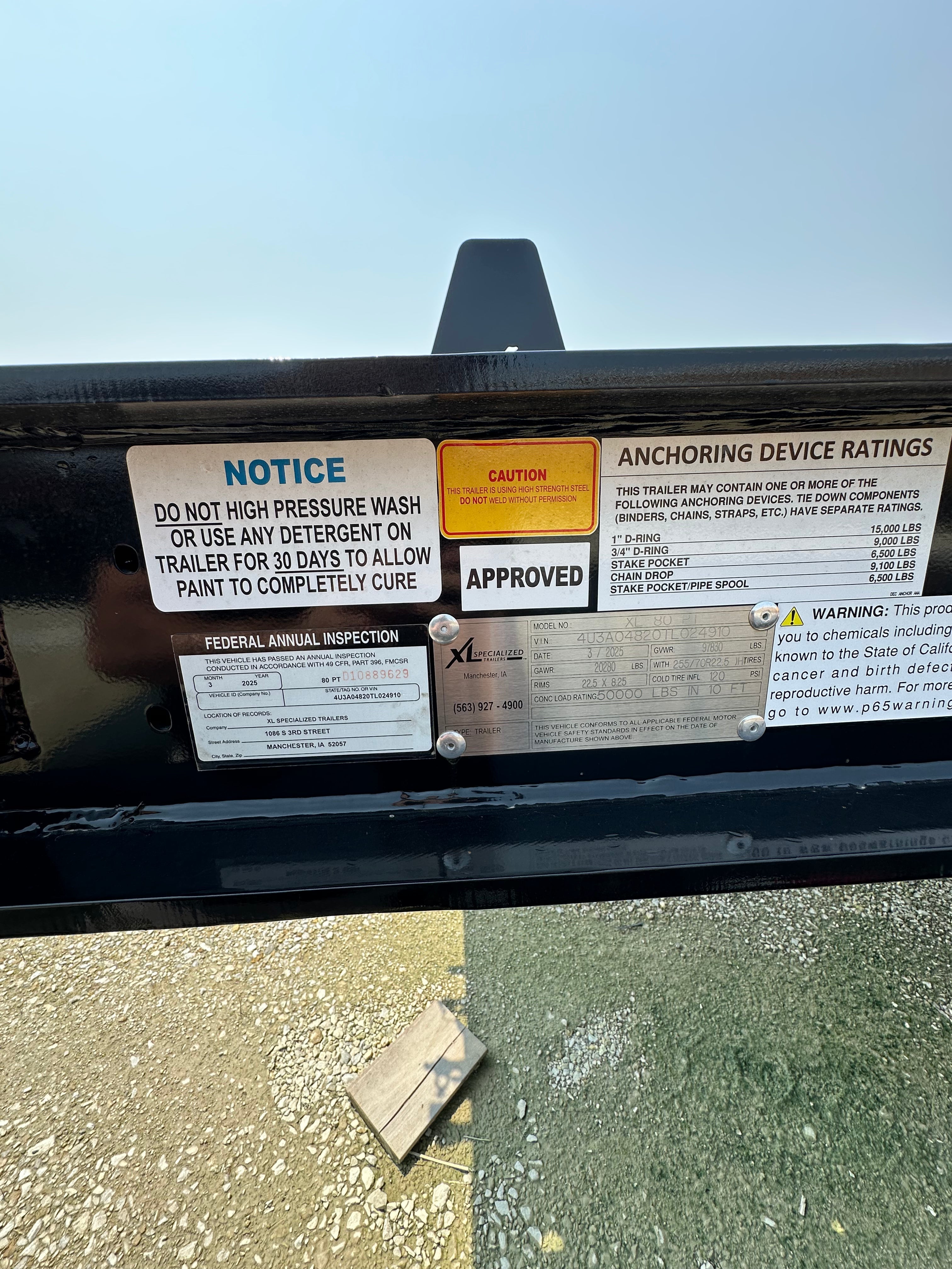 2026 XL 80 PT Route One Trailers