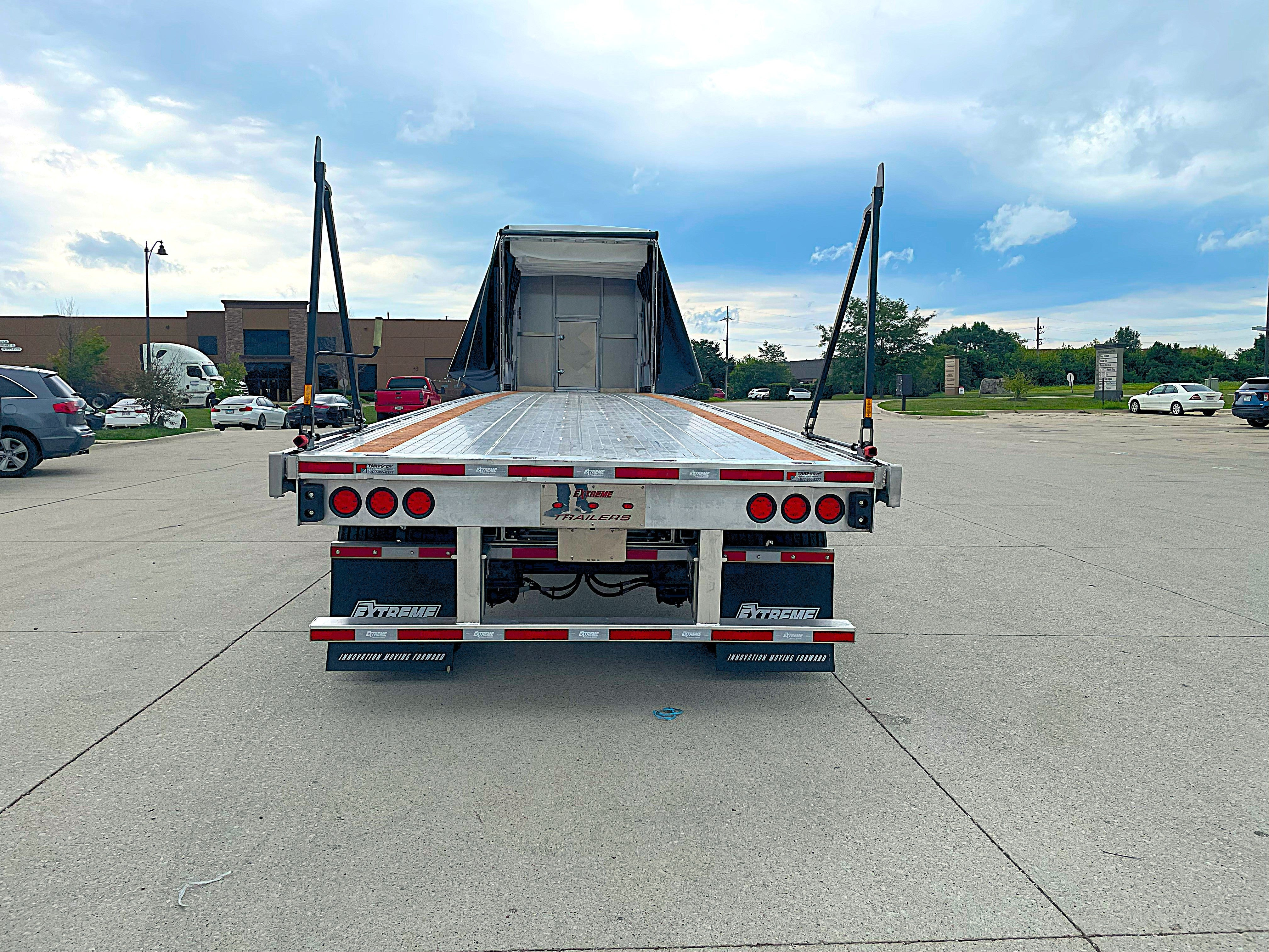 2027 Extreme XP55 Low Profile Flatbed Conestoga TarpStop Route One Trailers