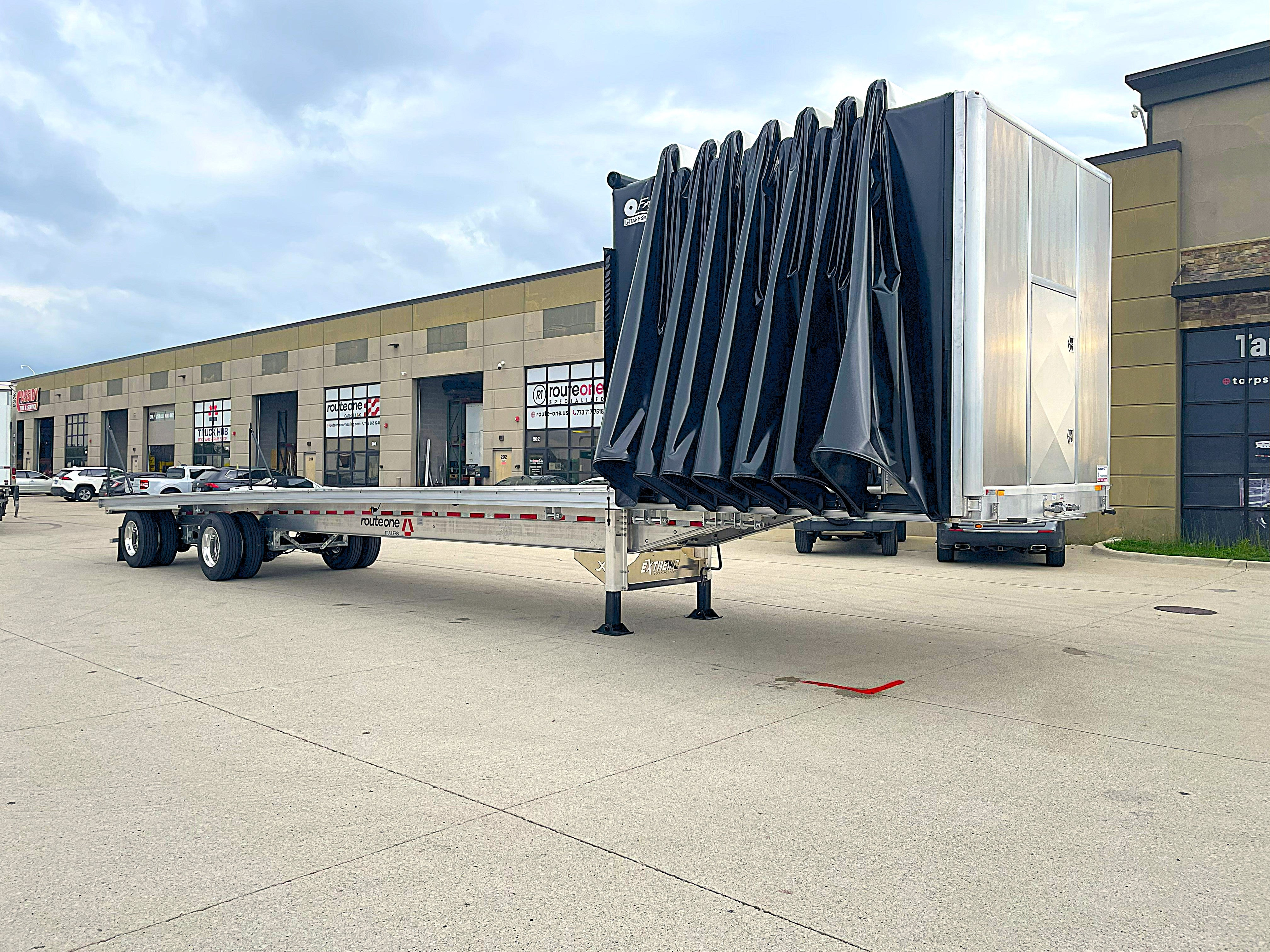 2026 Extreme XP55 Low Profile Flatbed Conestoga TarpStop