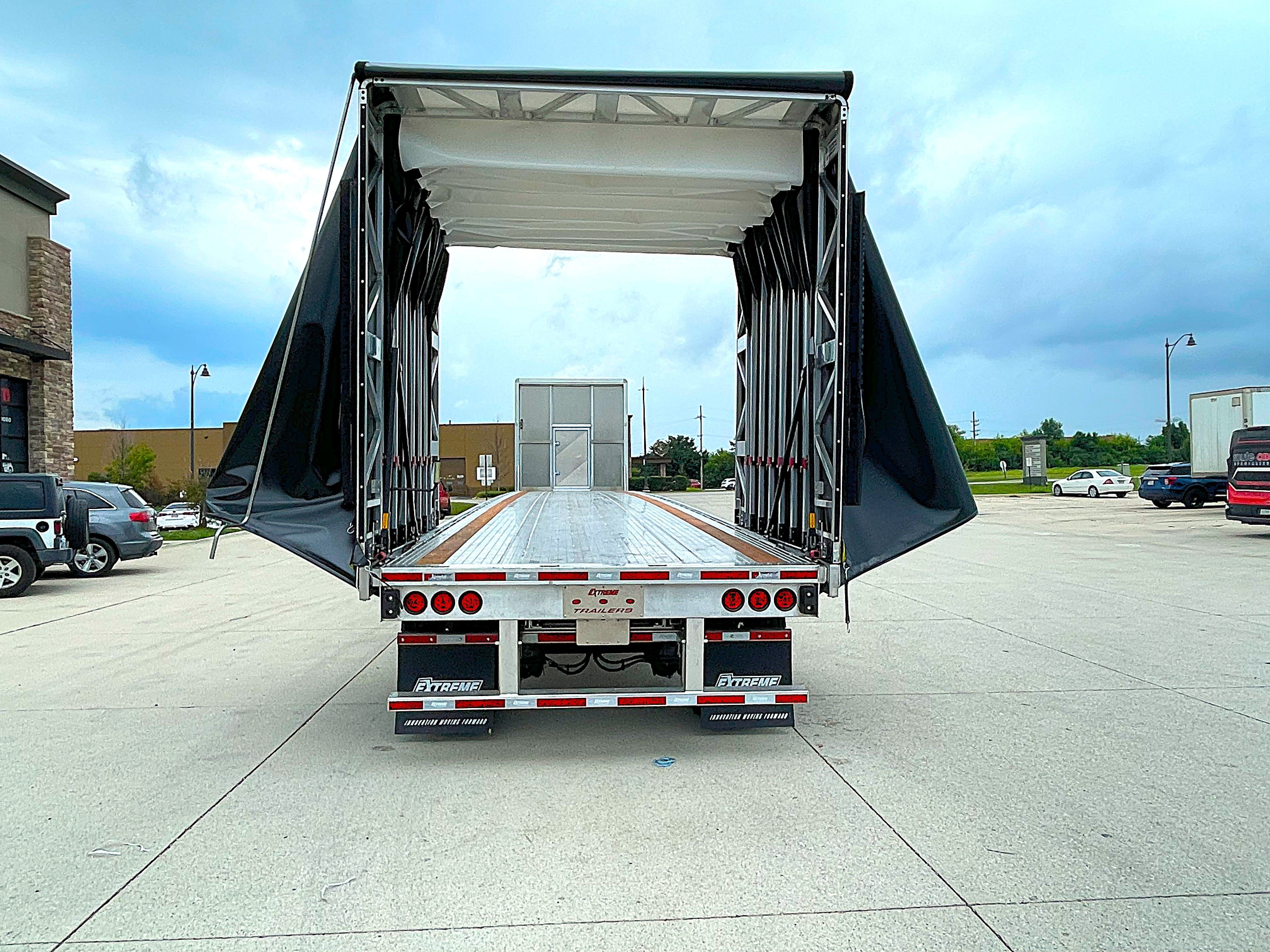 2027 Extreme XP55 Low Profile Flatbed Conestoga TarpStop Route One Trailers