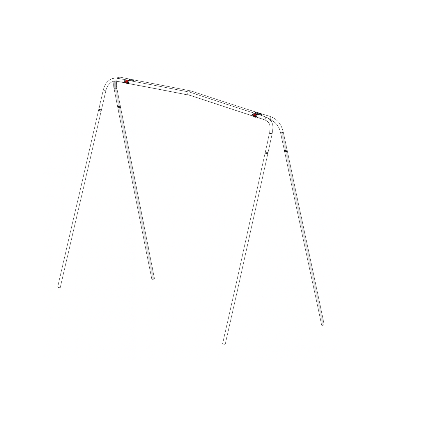 Push Up Bow Full Assembly - Fastrack - (0.25 for 2 legs / 0.5 for top) Route One Trailers