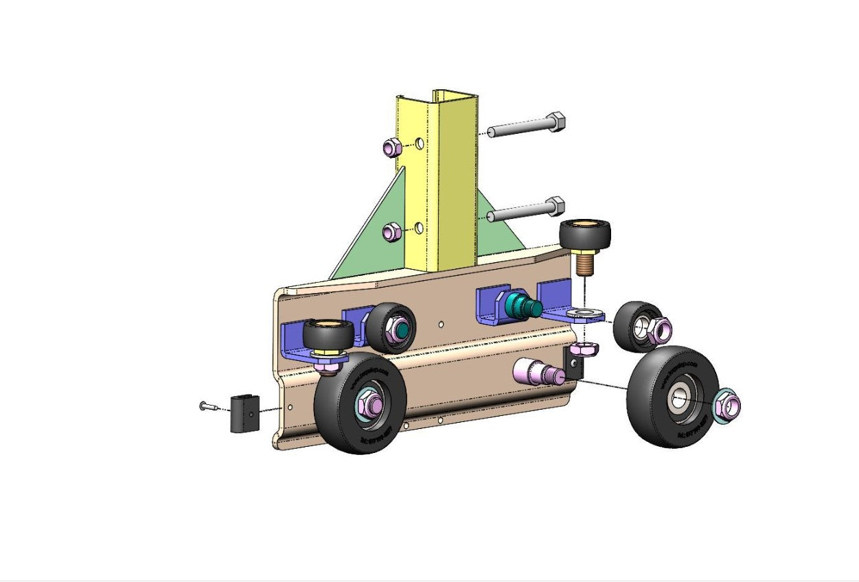 Intermediate Trolley/Cart Assembly Route One Trailers