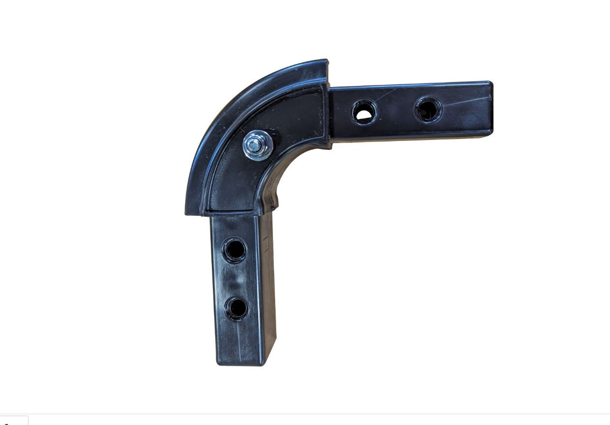 Intermediate Corner Casting - Black Plastic - Flange Bracket Assy with Flat Socket Countersink bolt Route One Trailers