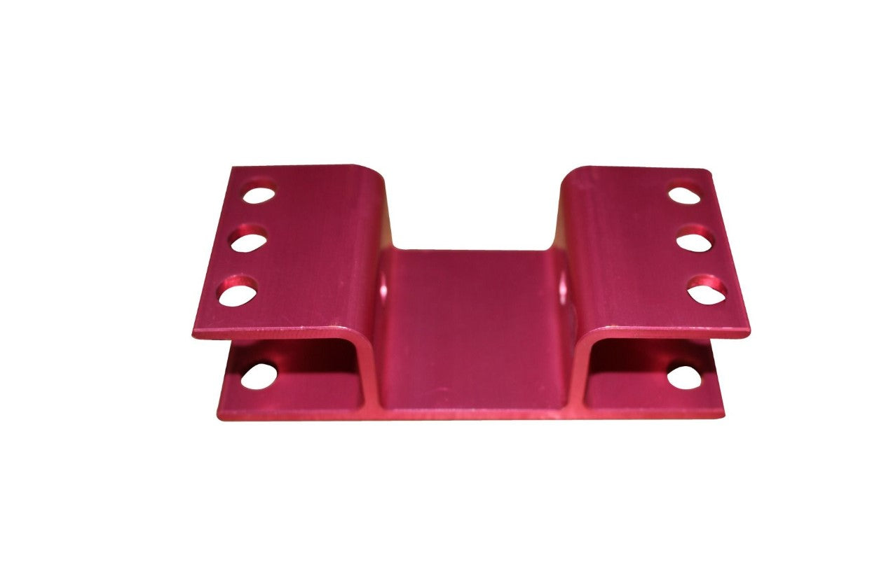 Push Up Bow Bracket Anodized Red