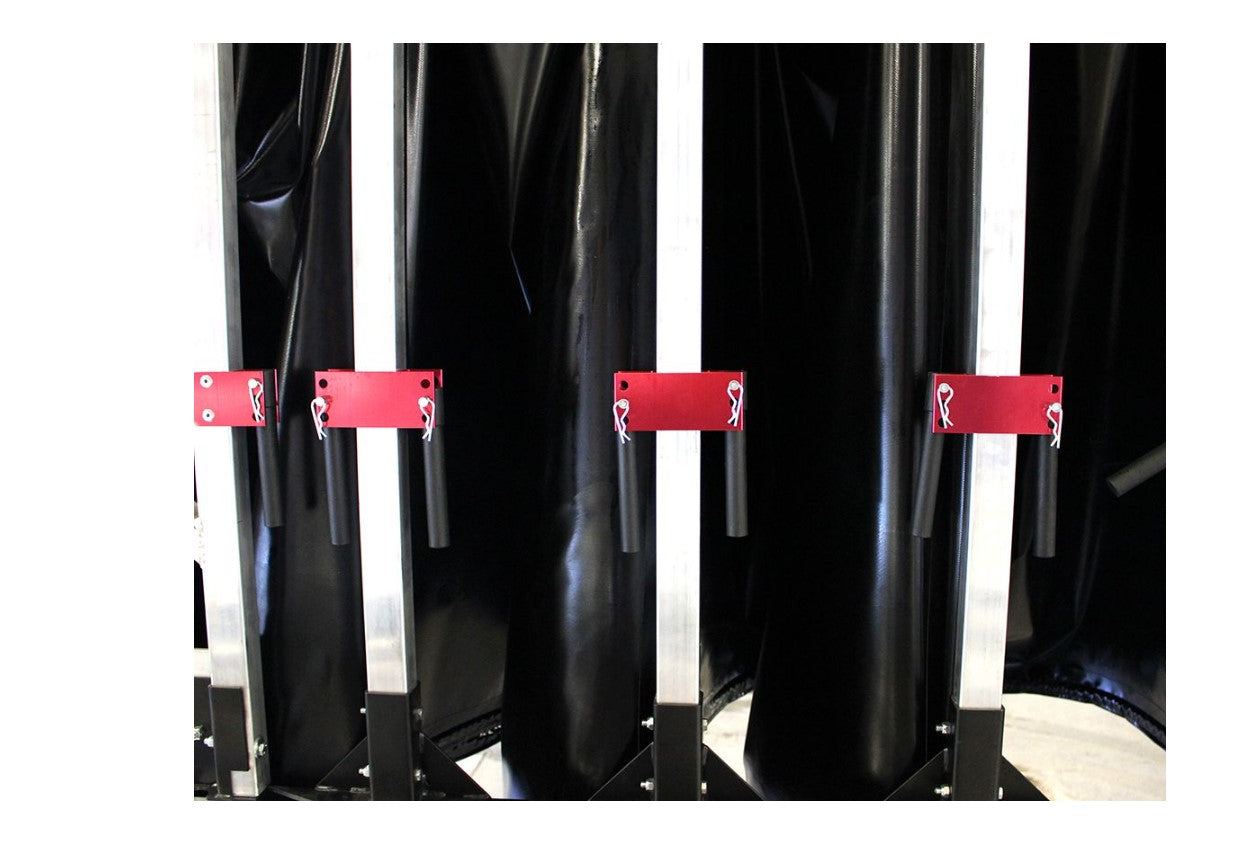 Push Up Bow Bracket Anodized Red