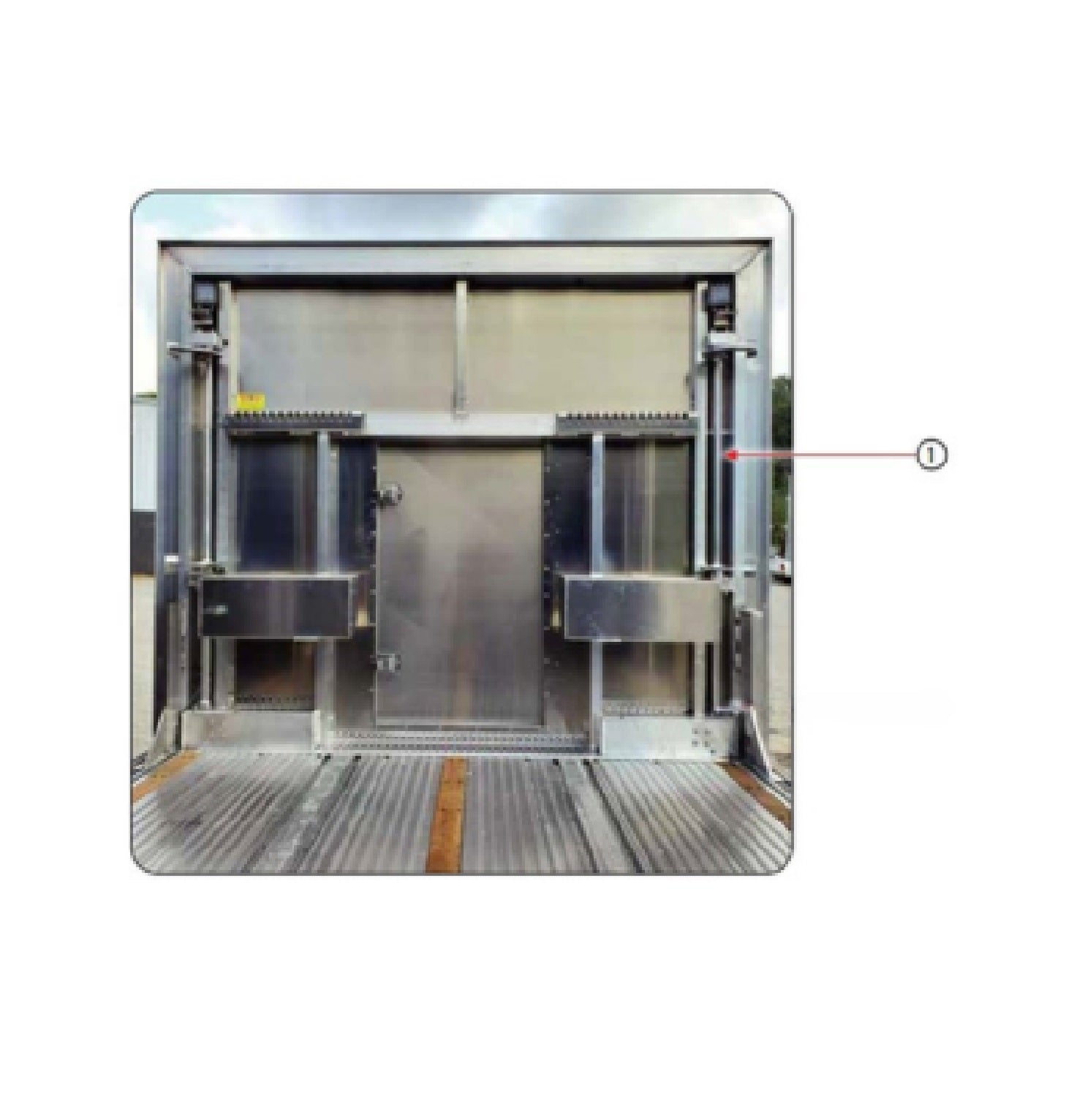 Torque tube and two clamp arms