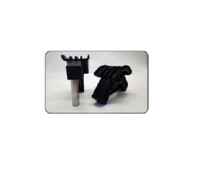 Intermediate Corner Casting - Black Plastic Corner for INT Bow Route One Trailers