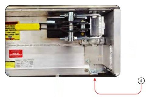 J Hook (steel) for latch cover