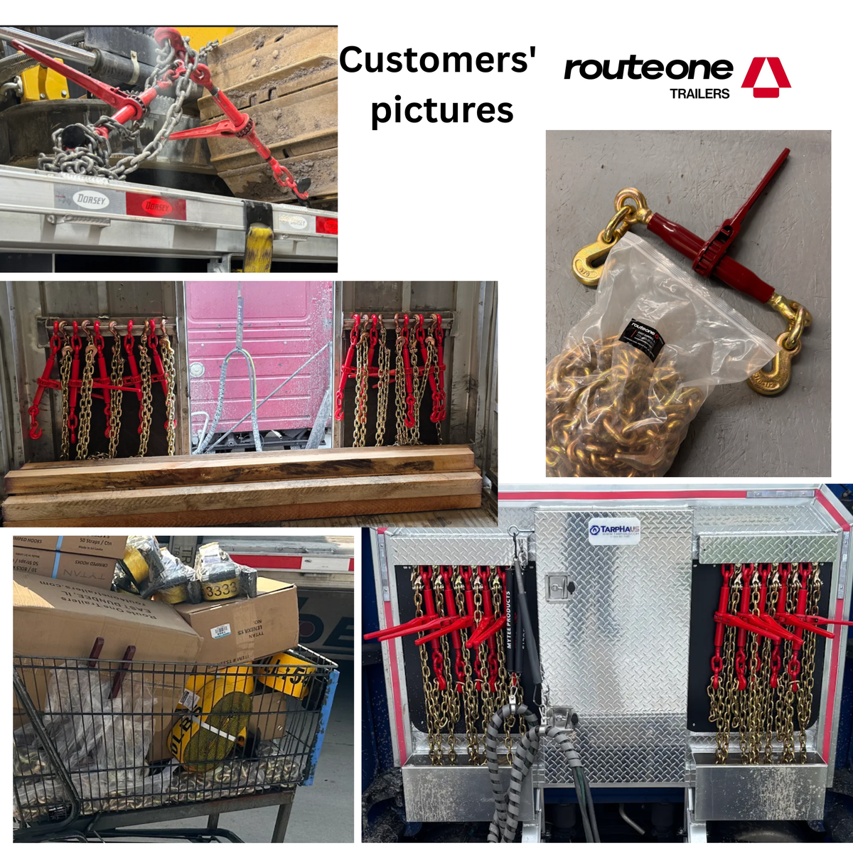 3/8”–1/2” Ratchet Chain Binder | 9,200 lb WLL Pro Series Route One Trailers