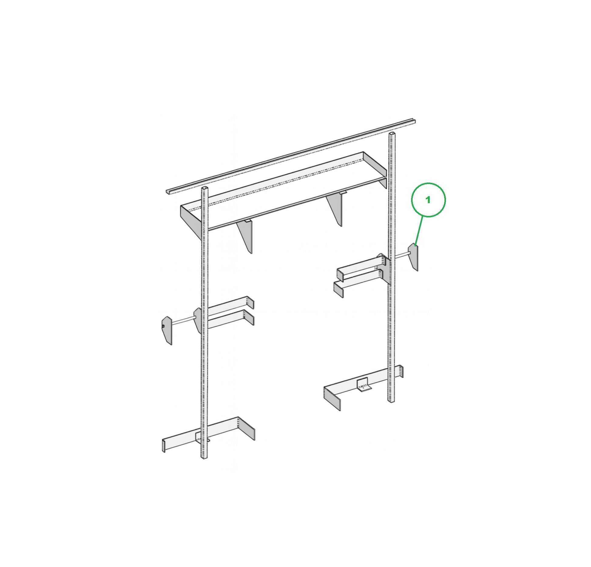 Integrated Chain Holder Plate Route One Trailers