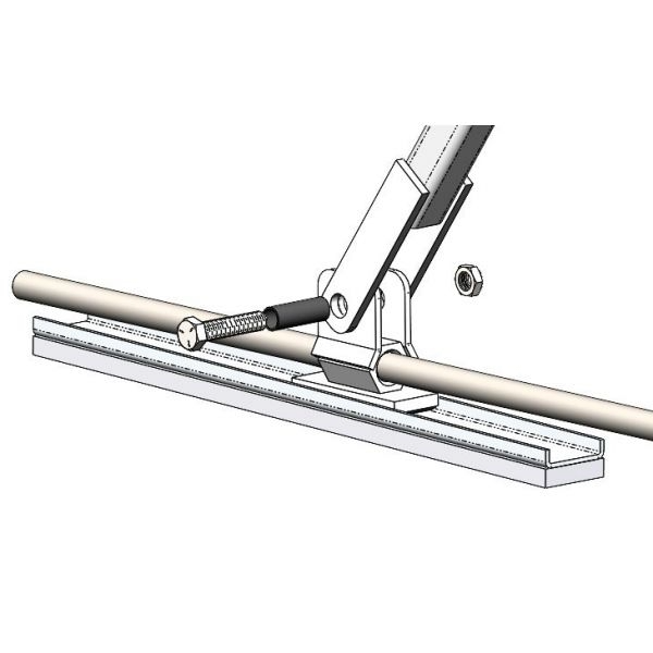 A-Frame Diagonal Post - Rear Post Assy - DS or PS Route One Trailers