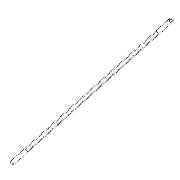 A-Frame Diagonal Post - Rear Post Assy - DS or PS