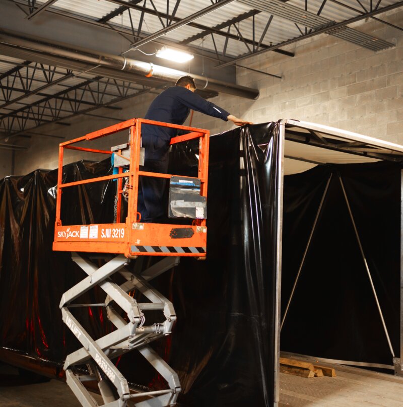 tarp system installation