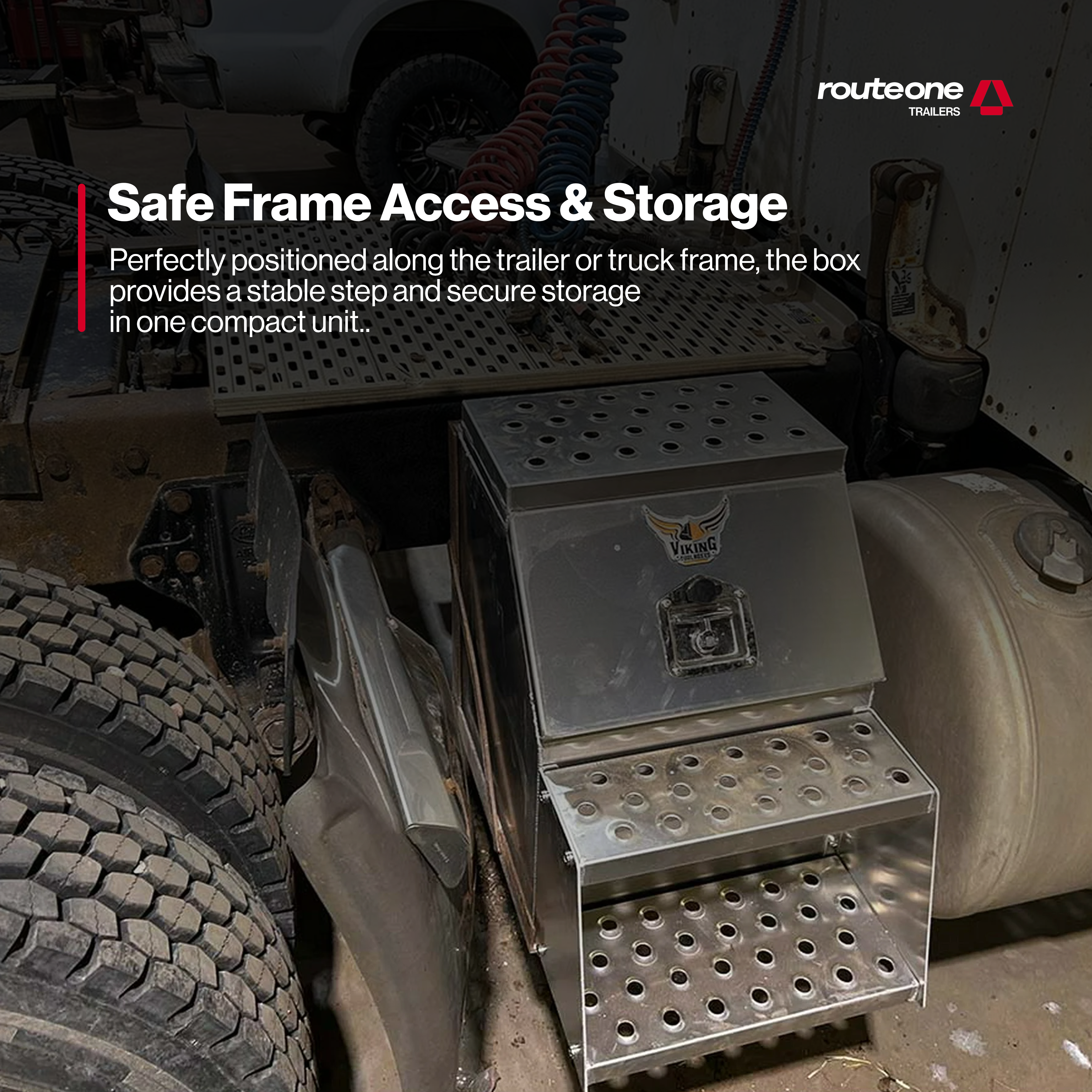 Viking Aluminum Step Box 24.5" X 28.4" X 24"