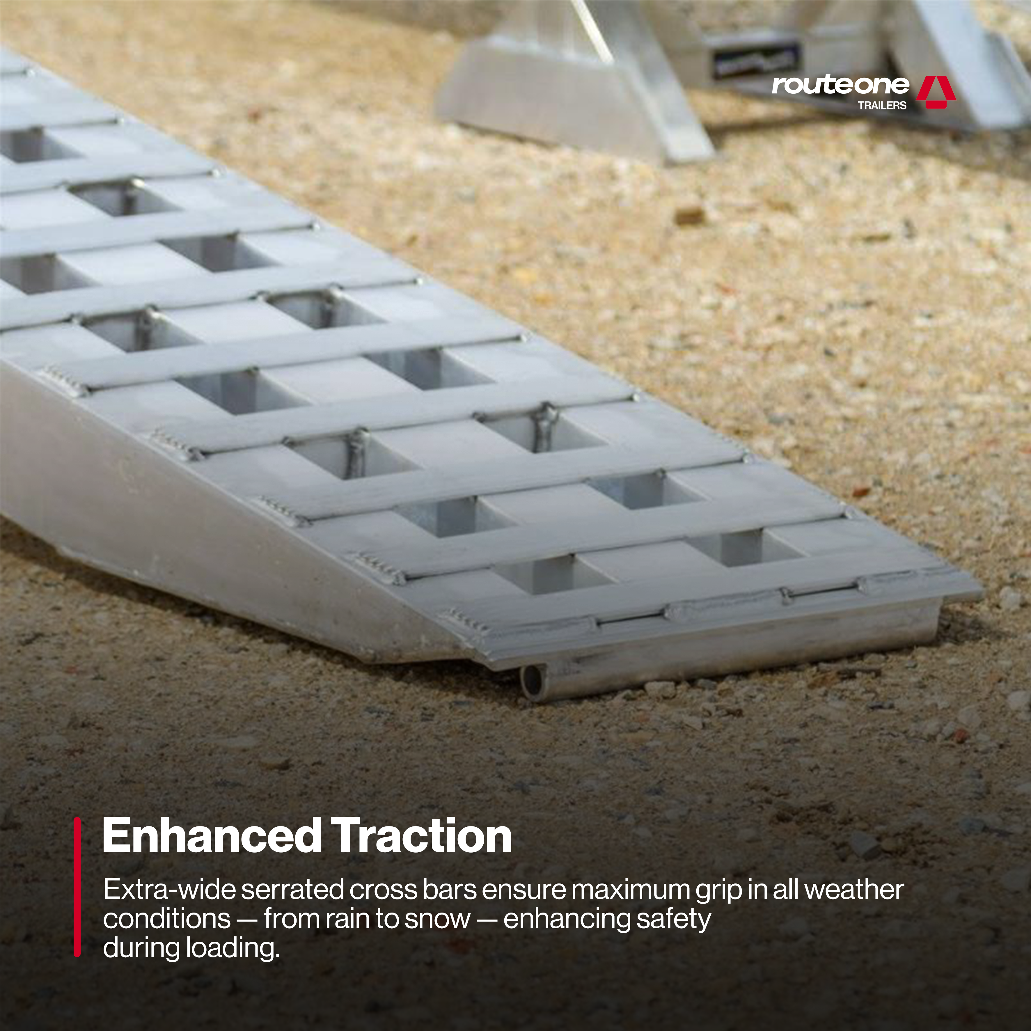 HD Single Ramp 8' L x 20" W for Step Deck