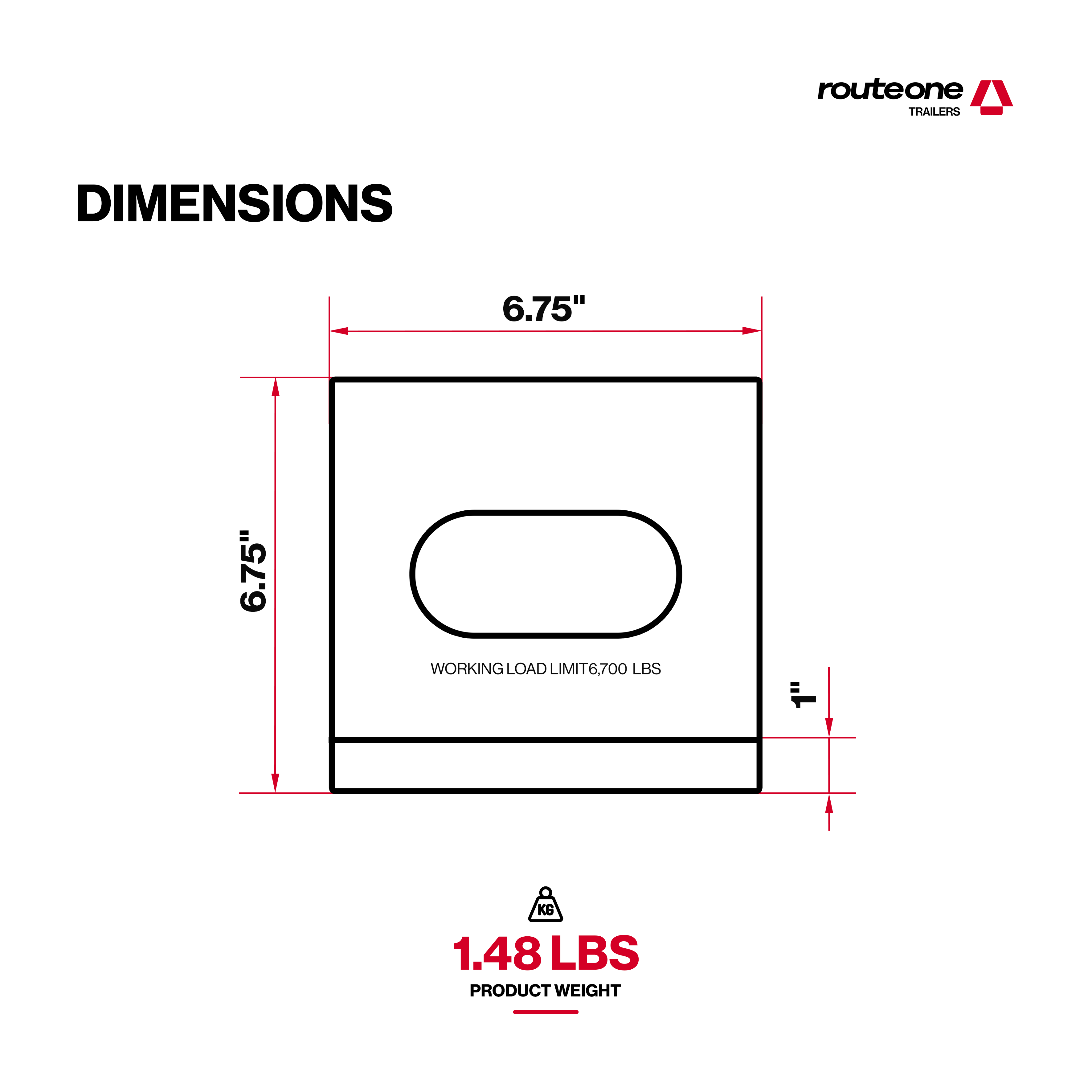Reitnouer Aluminum J-Plate