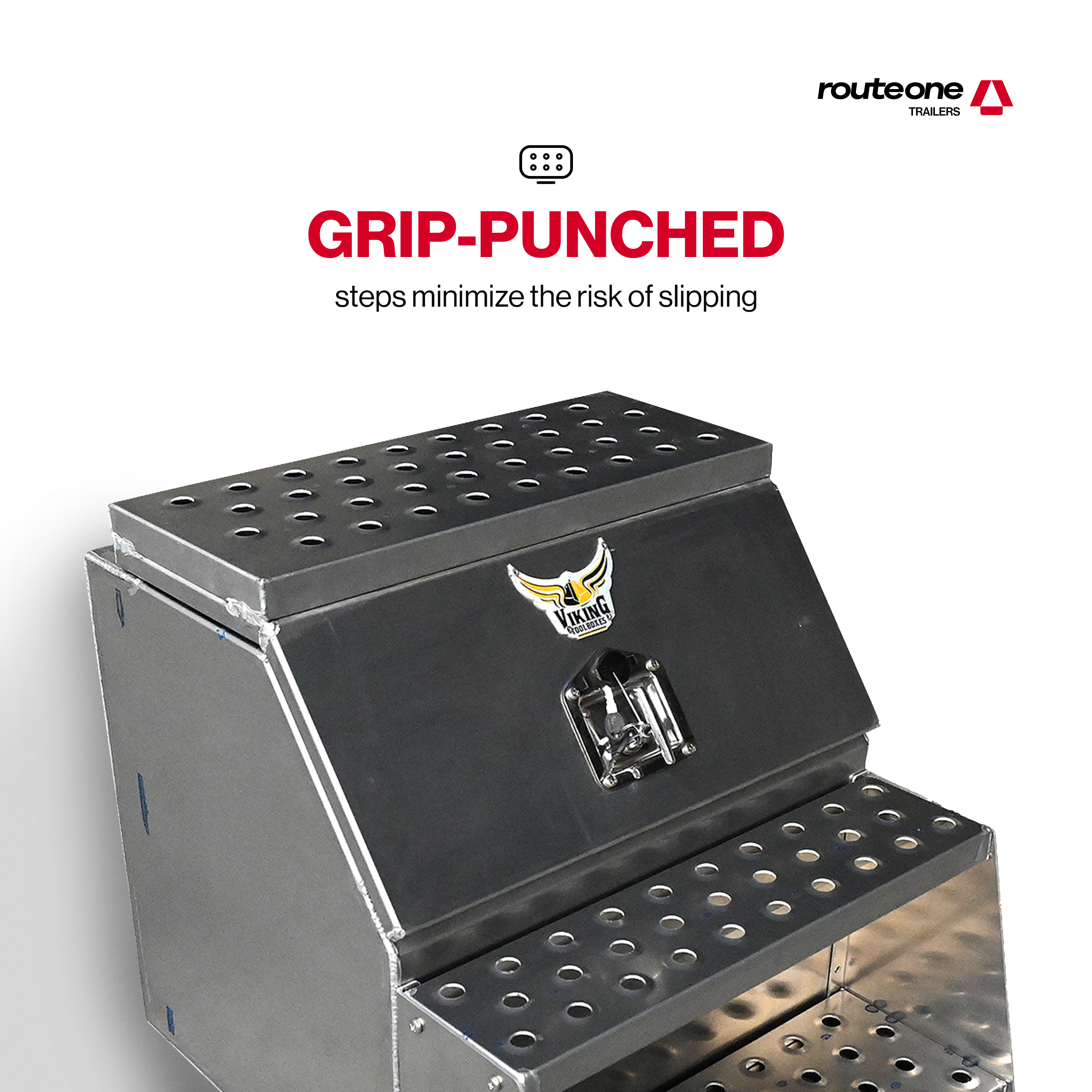 Viking Aluminum Step Box 24.5" X 28.4" X 24"