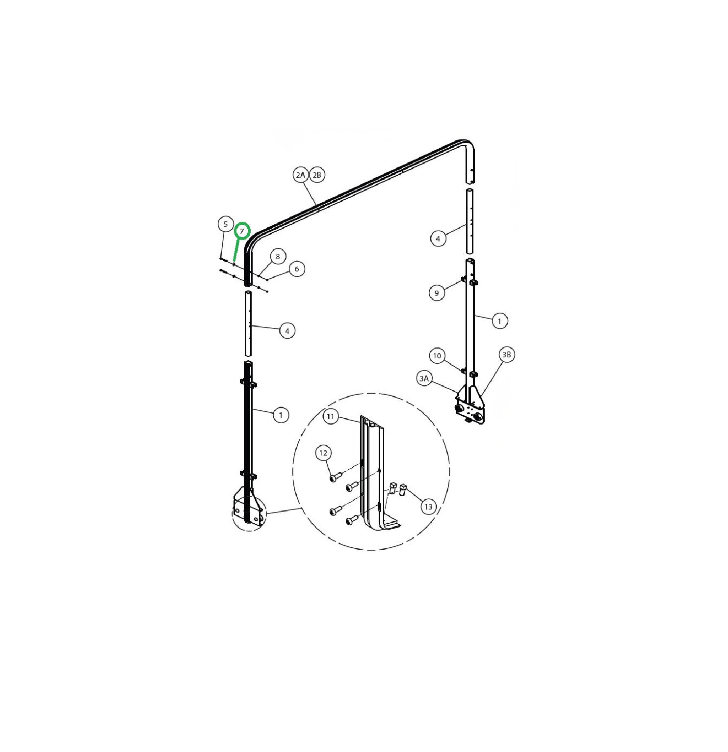 Aero: 5/16 Flat Washer