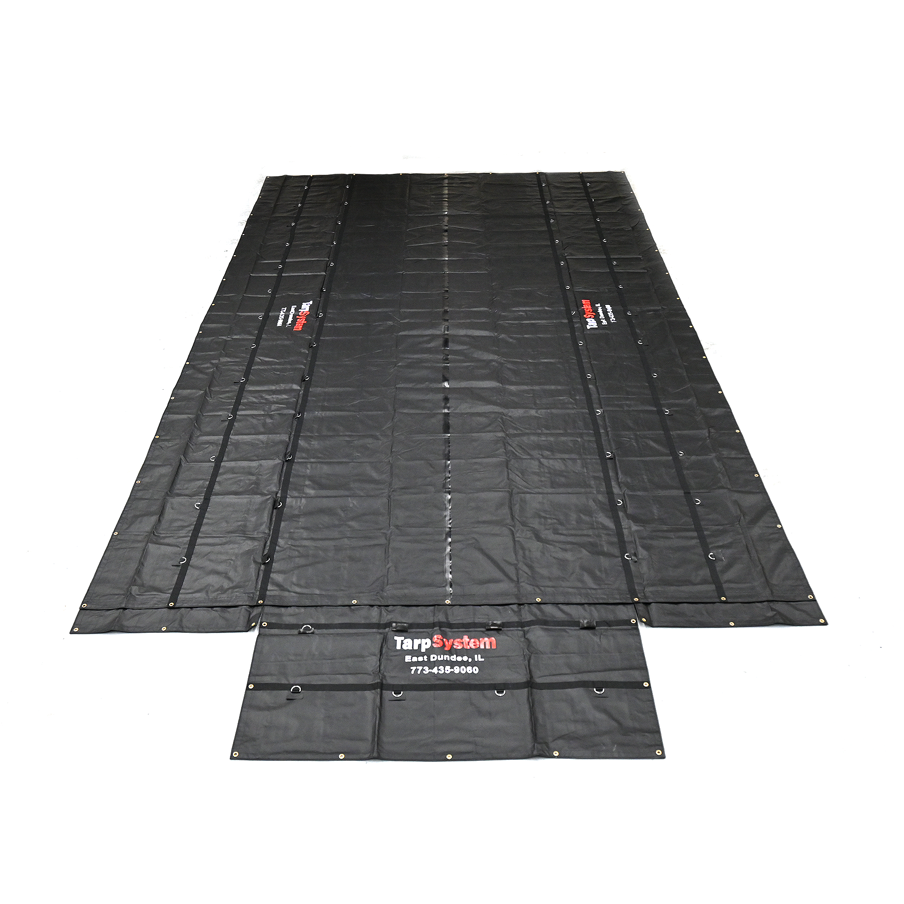 Parachute Fabric UltraLight Lumber Tarp 16x27 (4' Drop) - Black