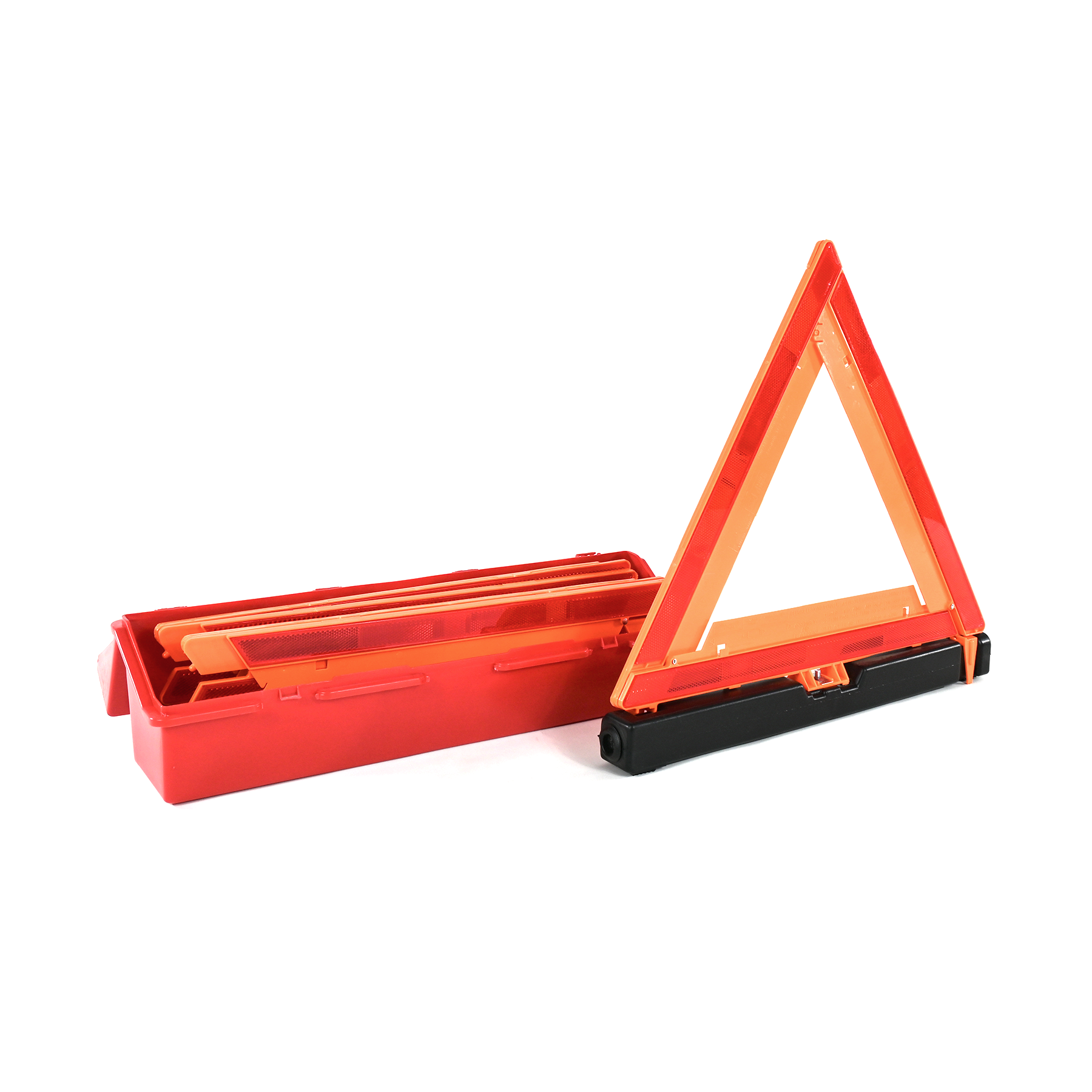 Safety Triangle Box Triangle Warning Frame | DOT Emergency Reflective Safety Triangle Holder