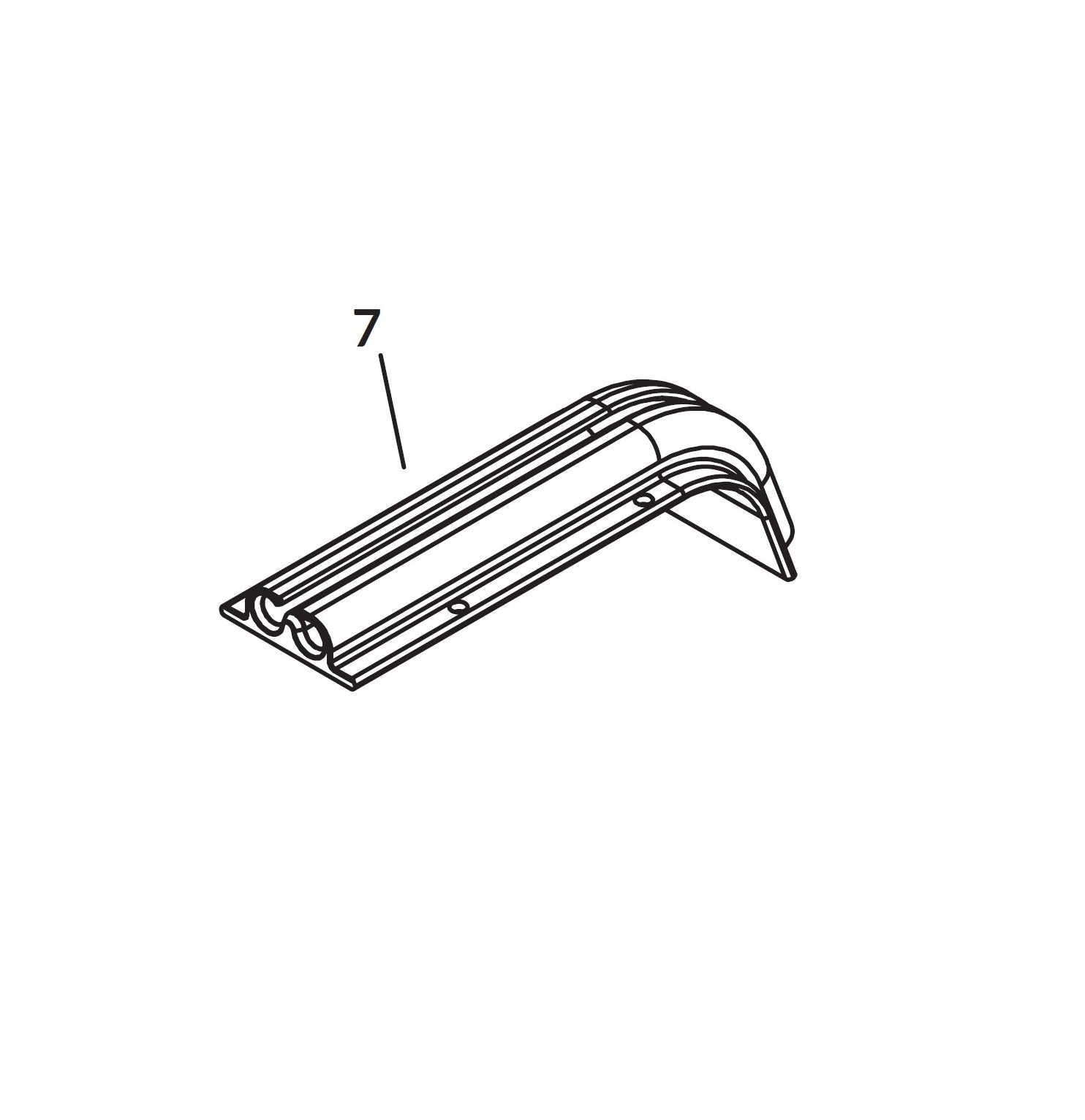 Shur-co: Intermediate J-Plate - Tarp Holder Mag Interm