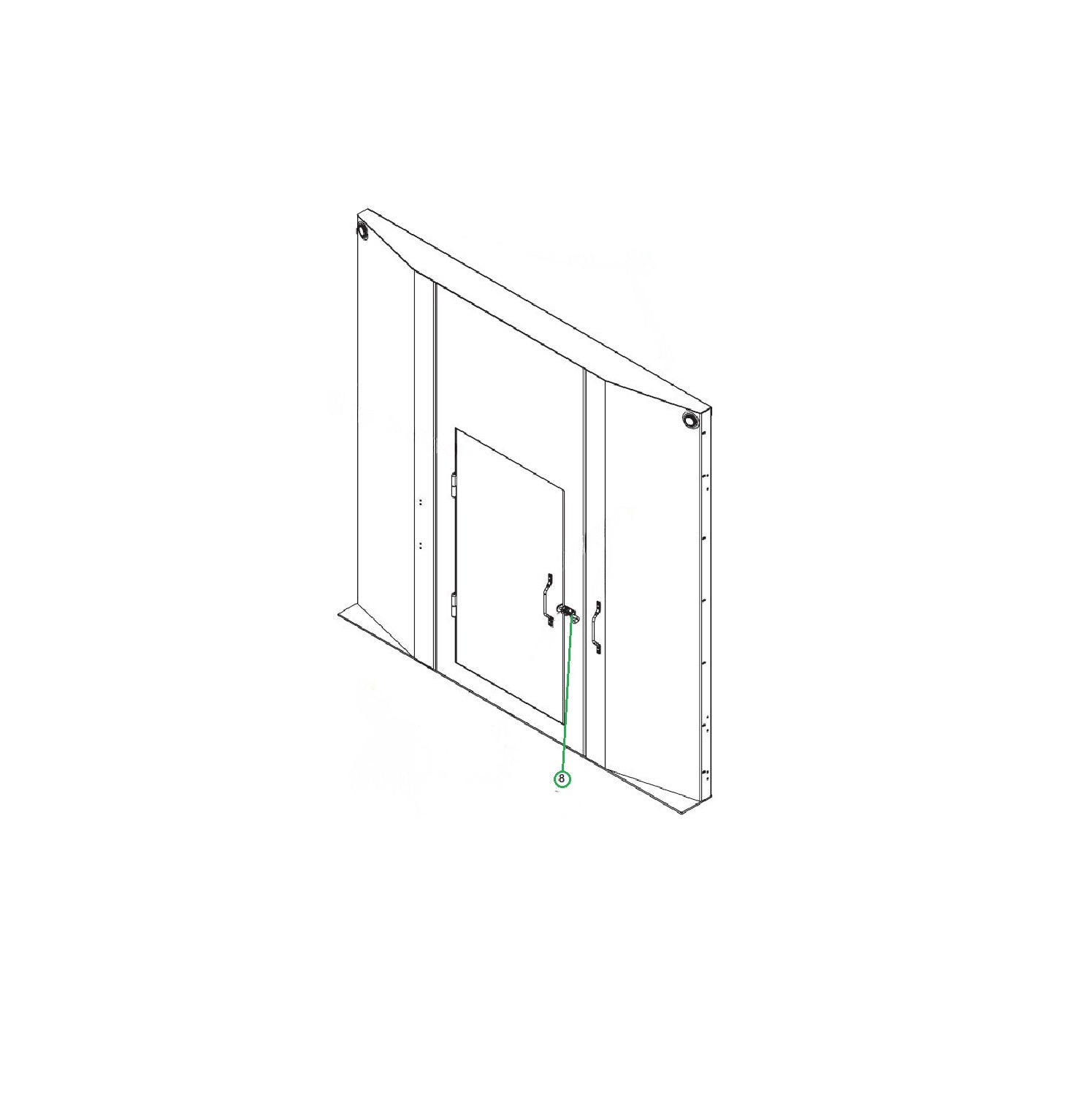 LOCK SPRING BOLT 3IN