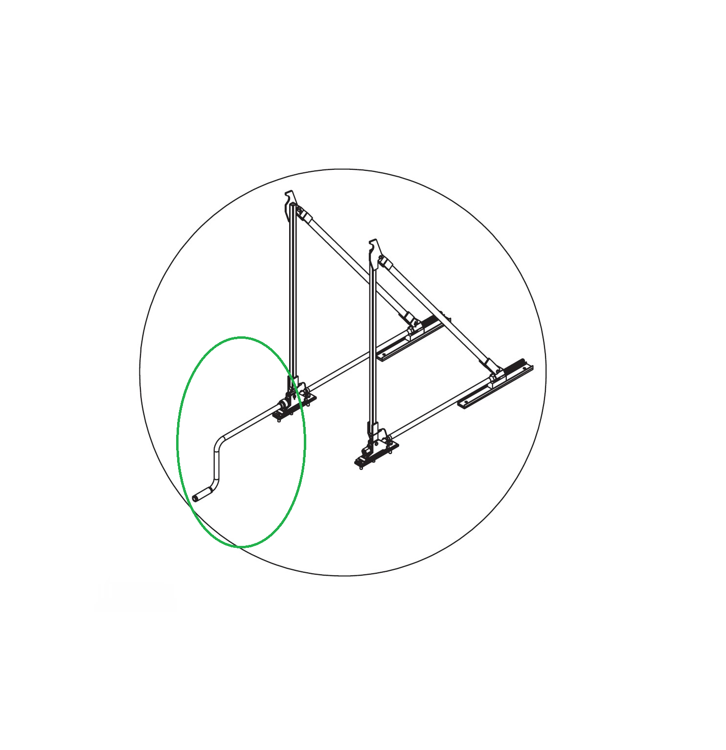 Shur-co: Crank Assy Socket Head (Winding Braces) Route One Trailers
