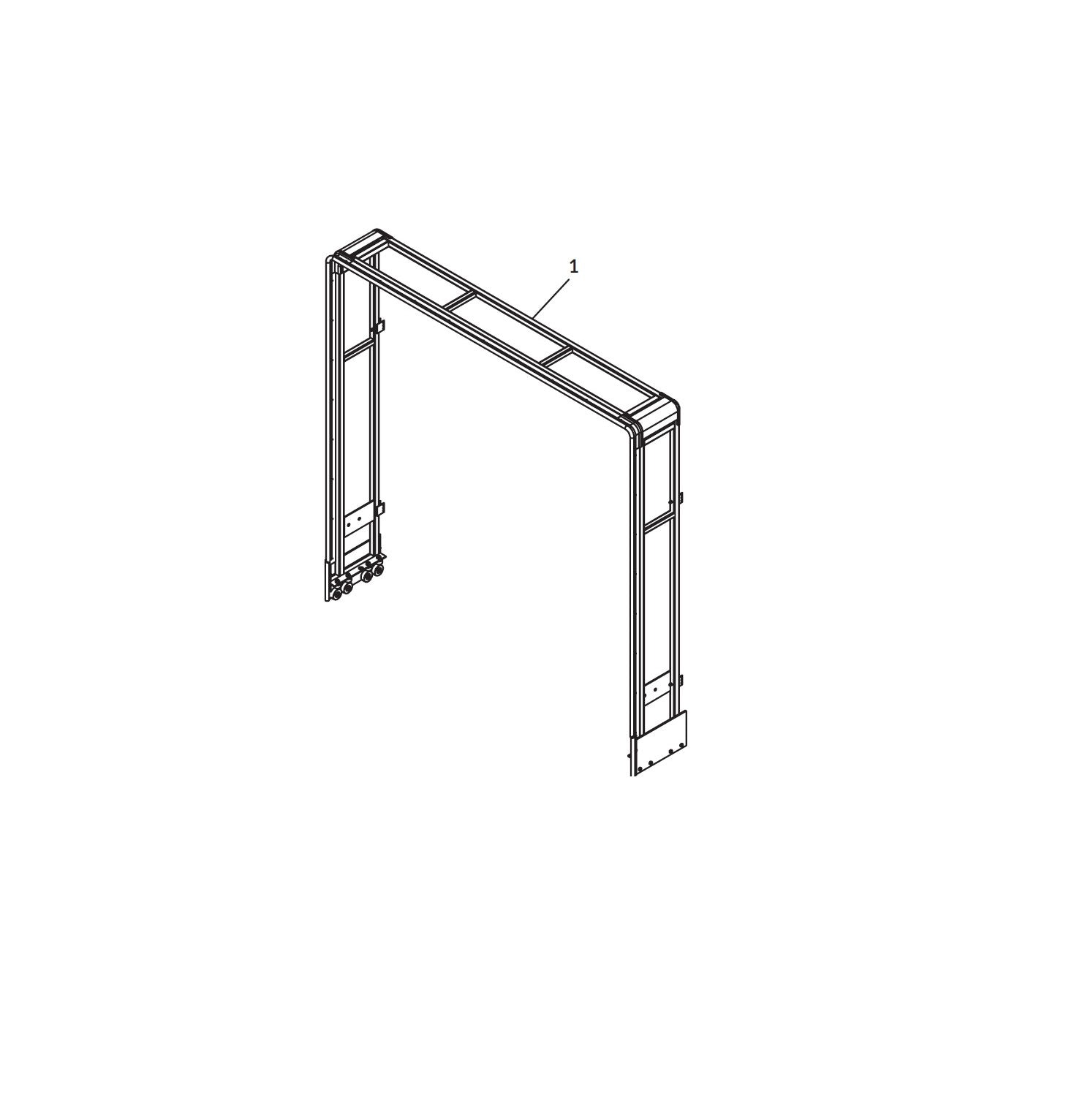 BOW FRONT ASSY 100H 108W FLTBD TOP CLASSIC