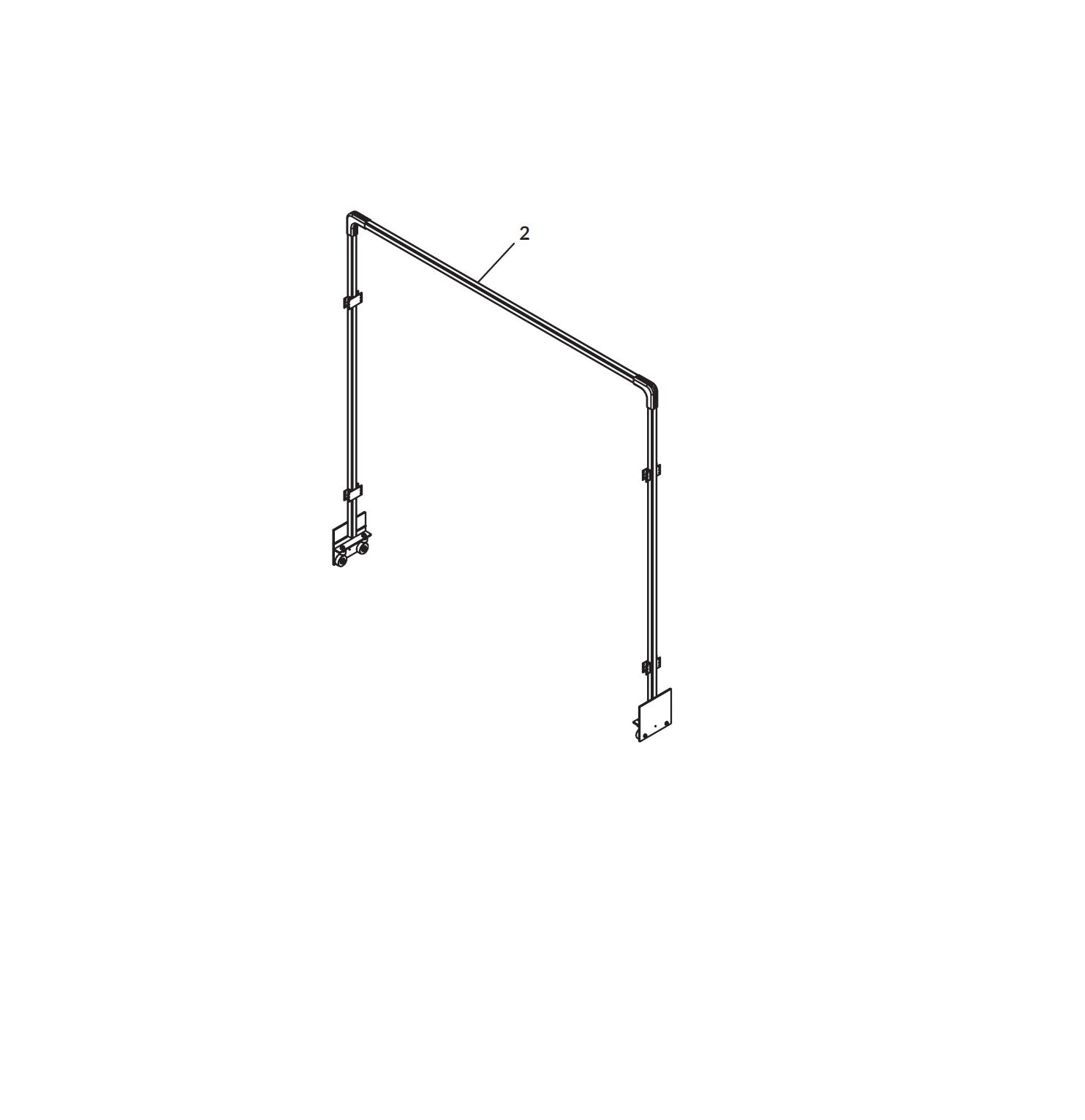 BOW INTERMEDIATE ASSY 100H 108W FLTBD TOP CLASSIC