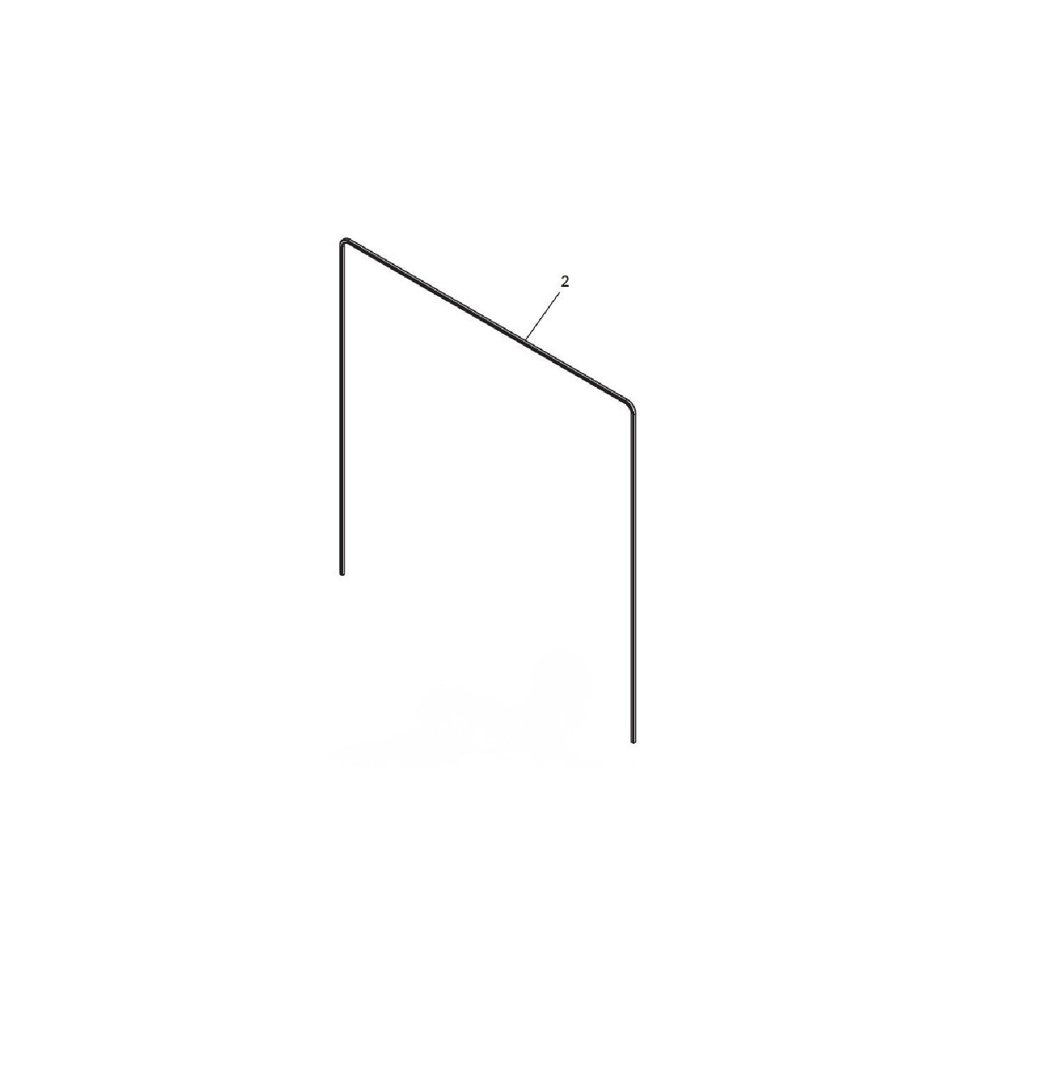 Shur-Co Seal D-Rubber Headboard 100H 27ft